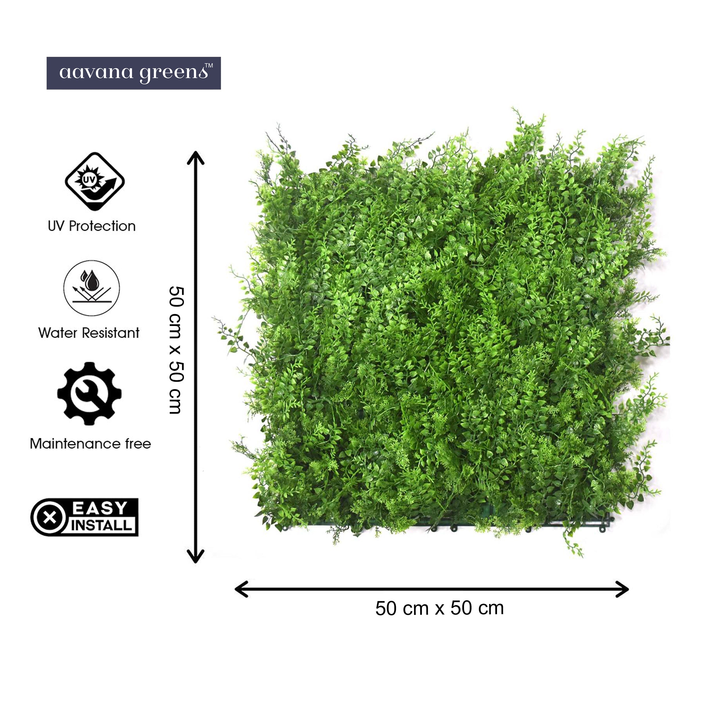 Artificial Vertical Garden Wall Panel 50X50 CM