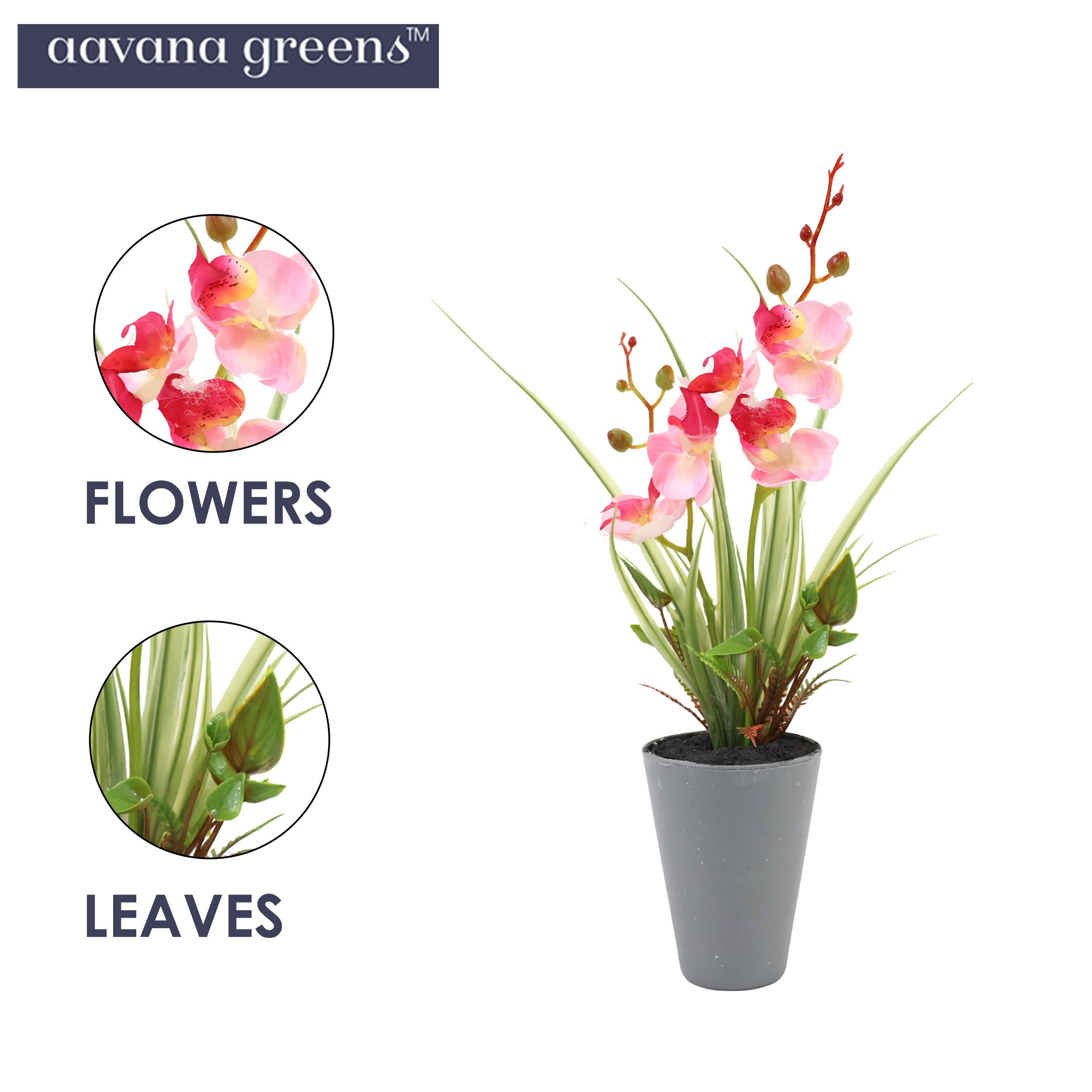 36 cm Orchid Artificial Bonsai Plant