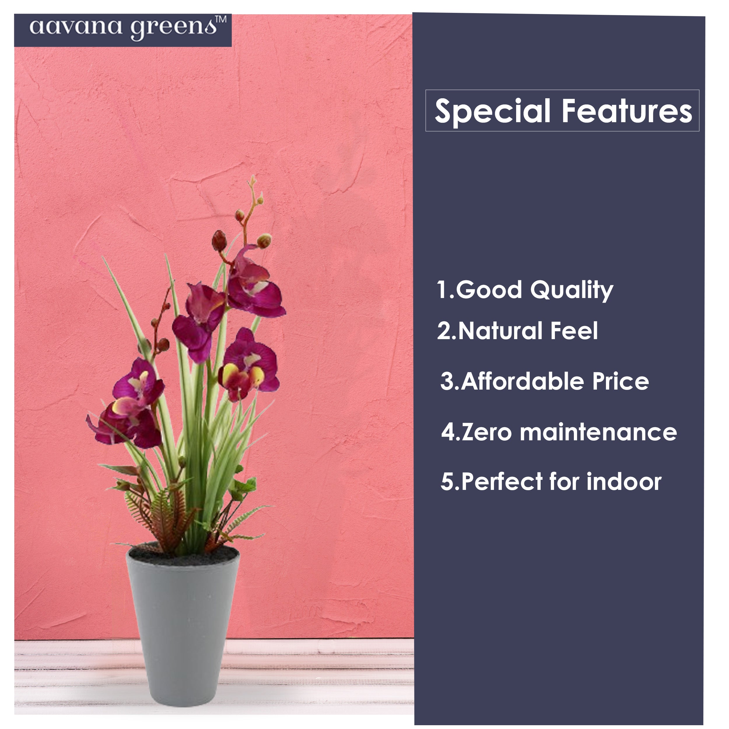 36 cm Orchid Artificial Bonsai Plant