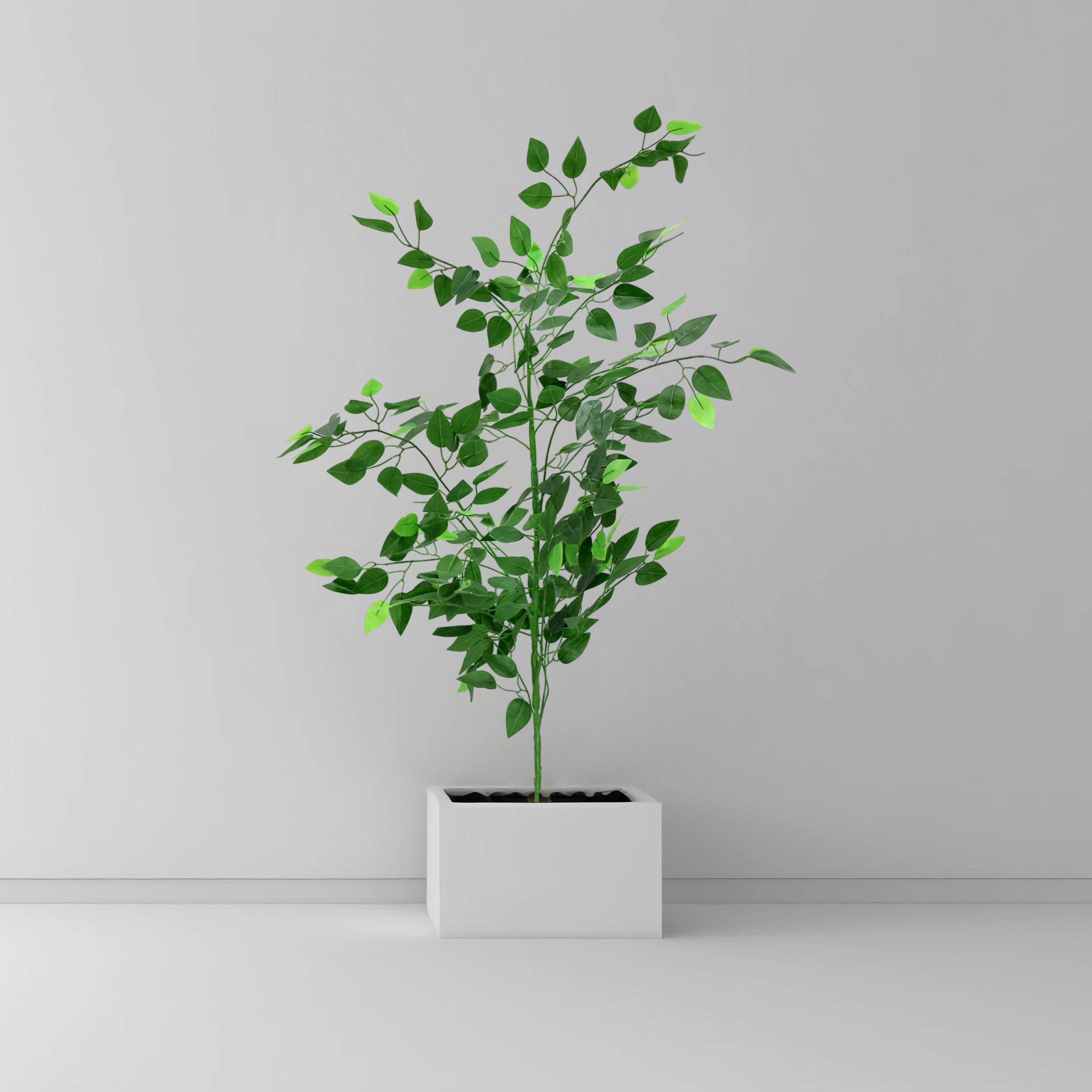 48"( 121 cm ) Silk Artificial Ficus Tree Pack of 2