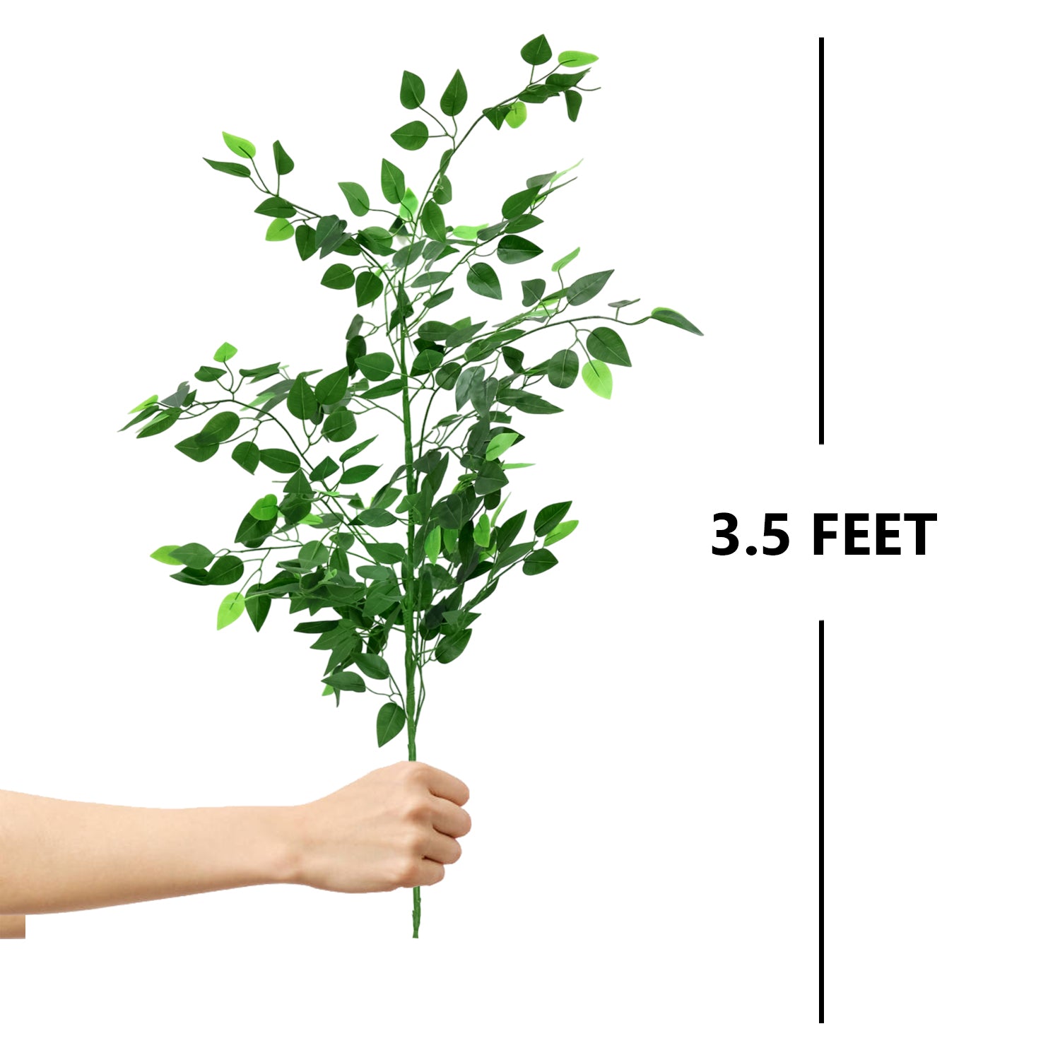 48"( 121 cm ) Silk Artificial Ficus Tree Pack of 2