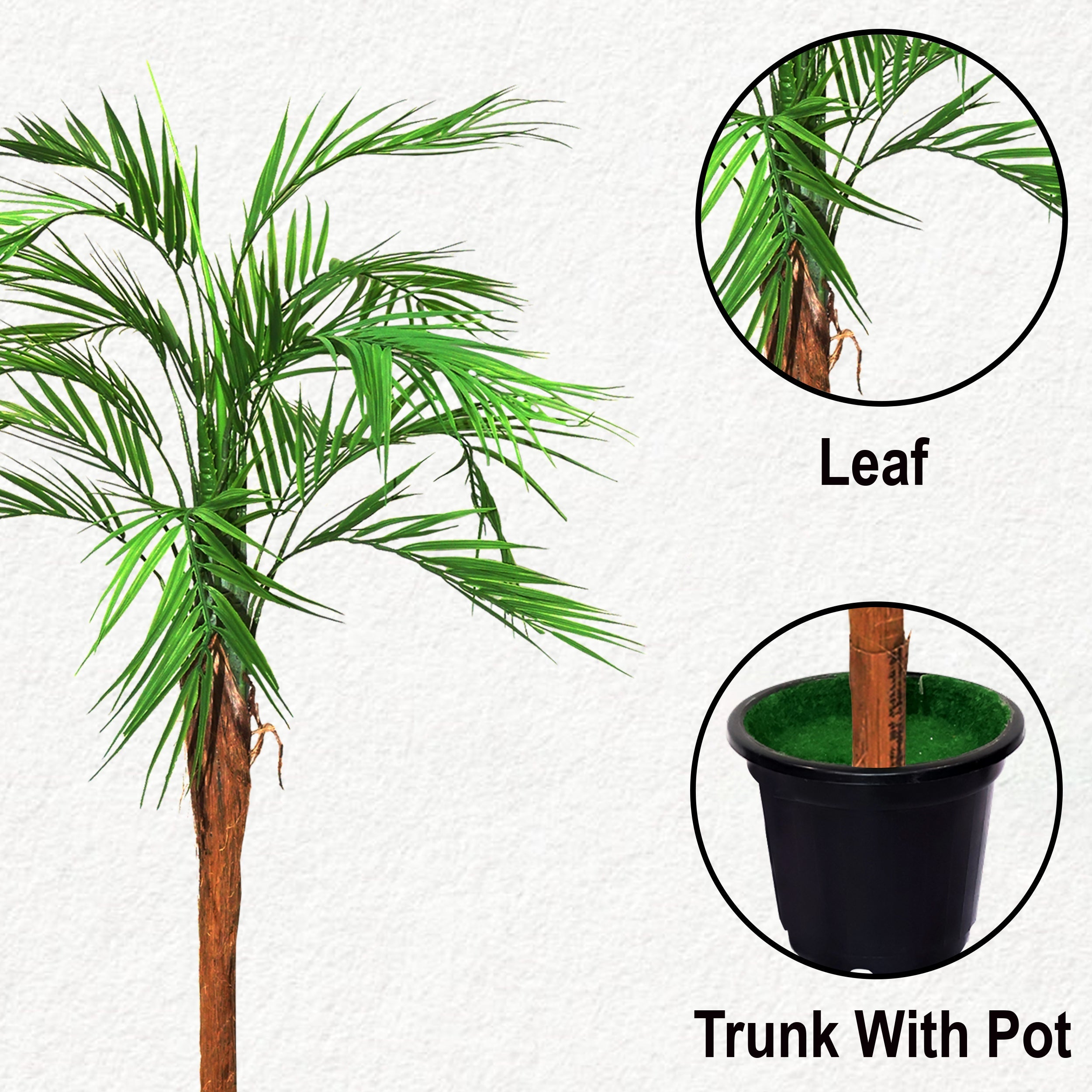 48"( 121 cm )  Height Artificial Palm Tree Pack Of 1