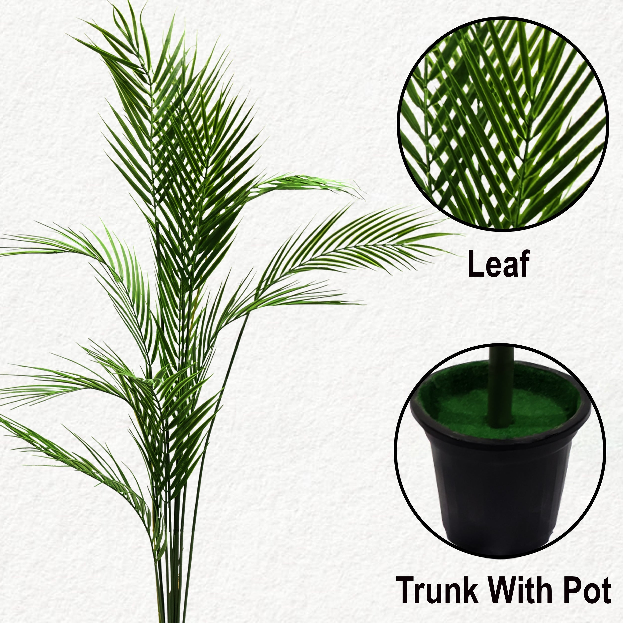 48" (121 cm) Height Artificial Palm Tree Pack Of 1
