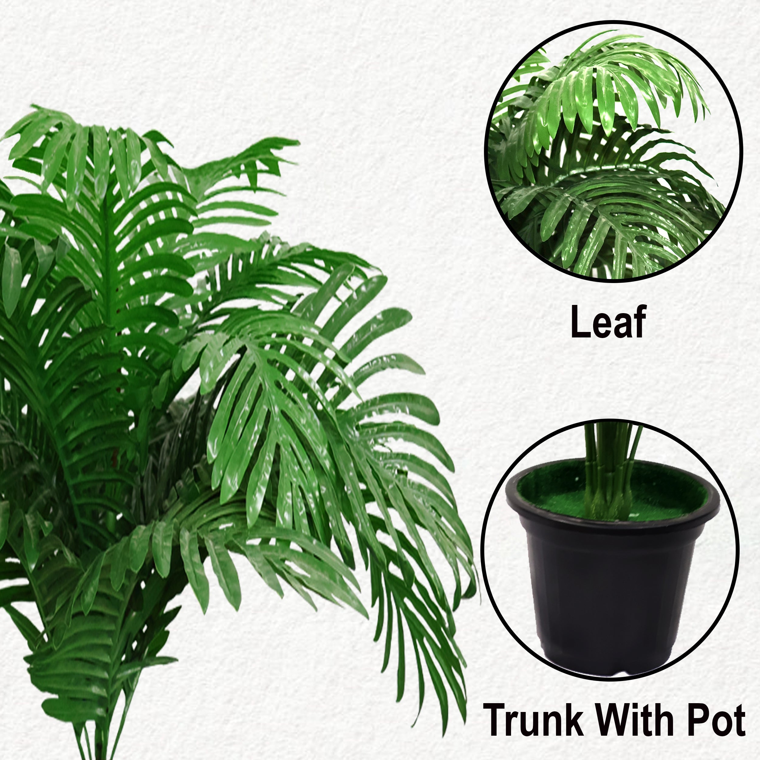 30" ( 76 cm )  Height Artificial Boston Fern Tree Pack of 1