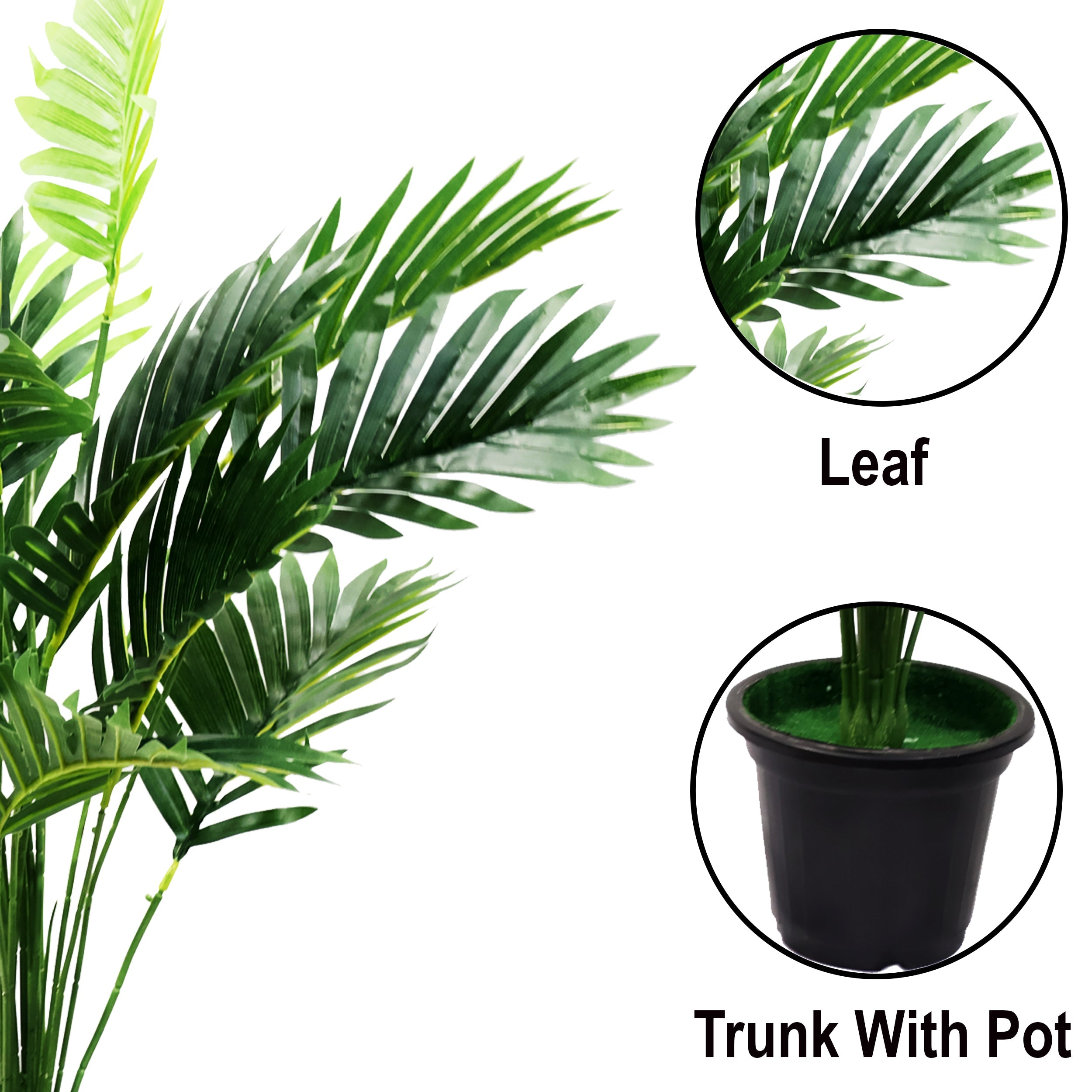 30" (75 CM) Height Artificial Faux Palm Plant Pack of 2