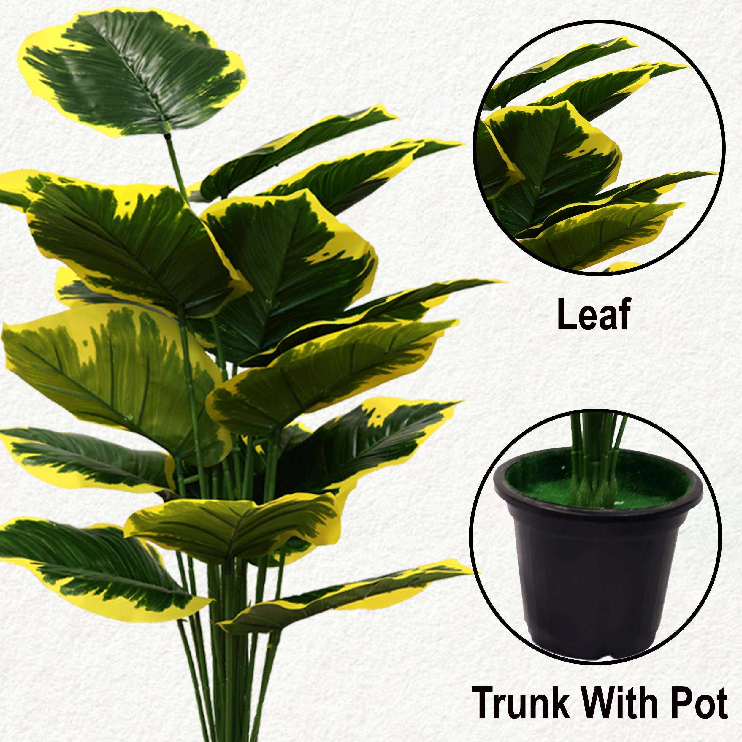 30" ( 76 cm )  Artificial Philodendron Plant Pack of 2