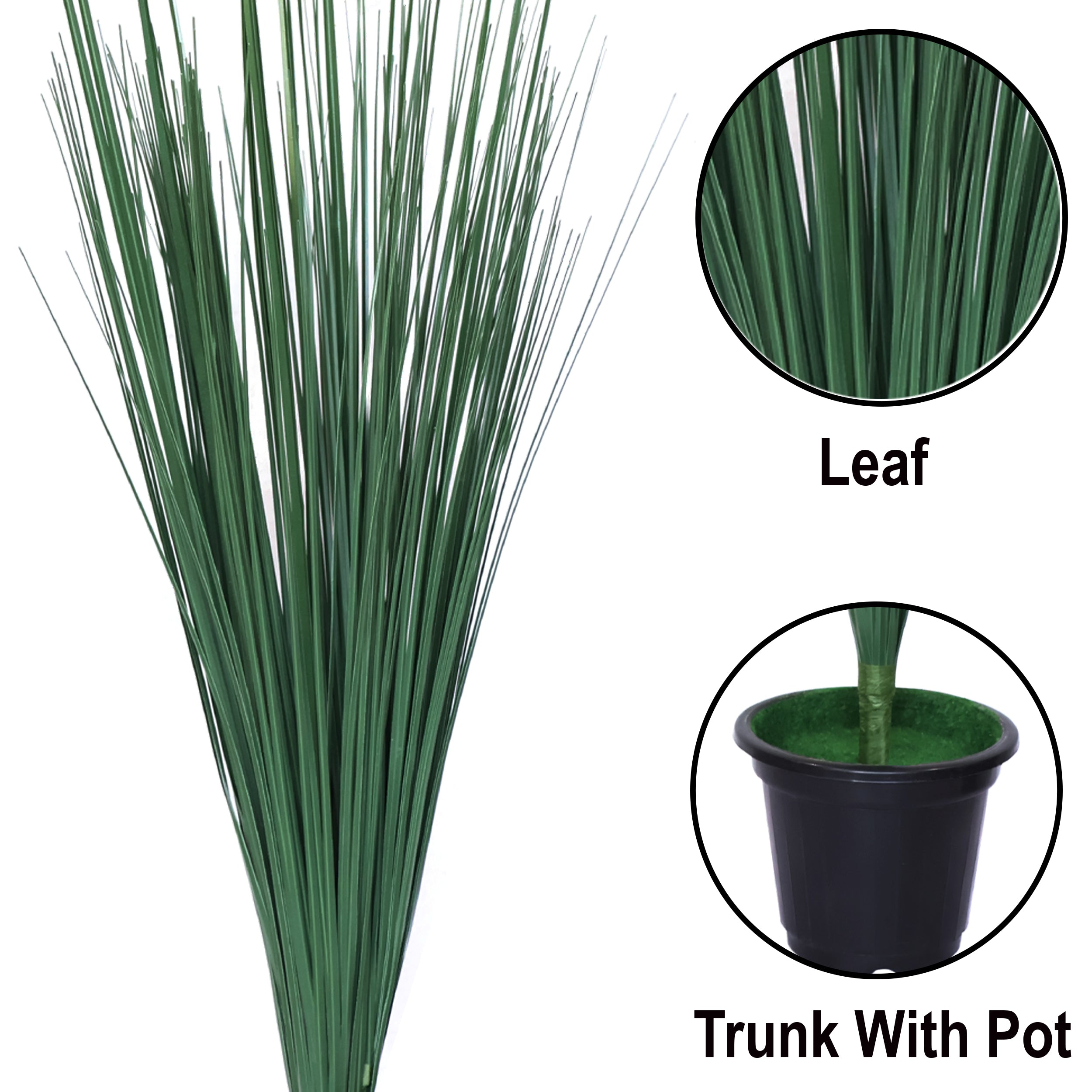 36" ( 91 cm )  Artificial Shrubs Onion Grass Plant Pack of 2