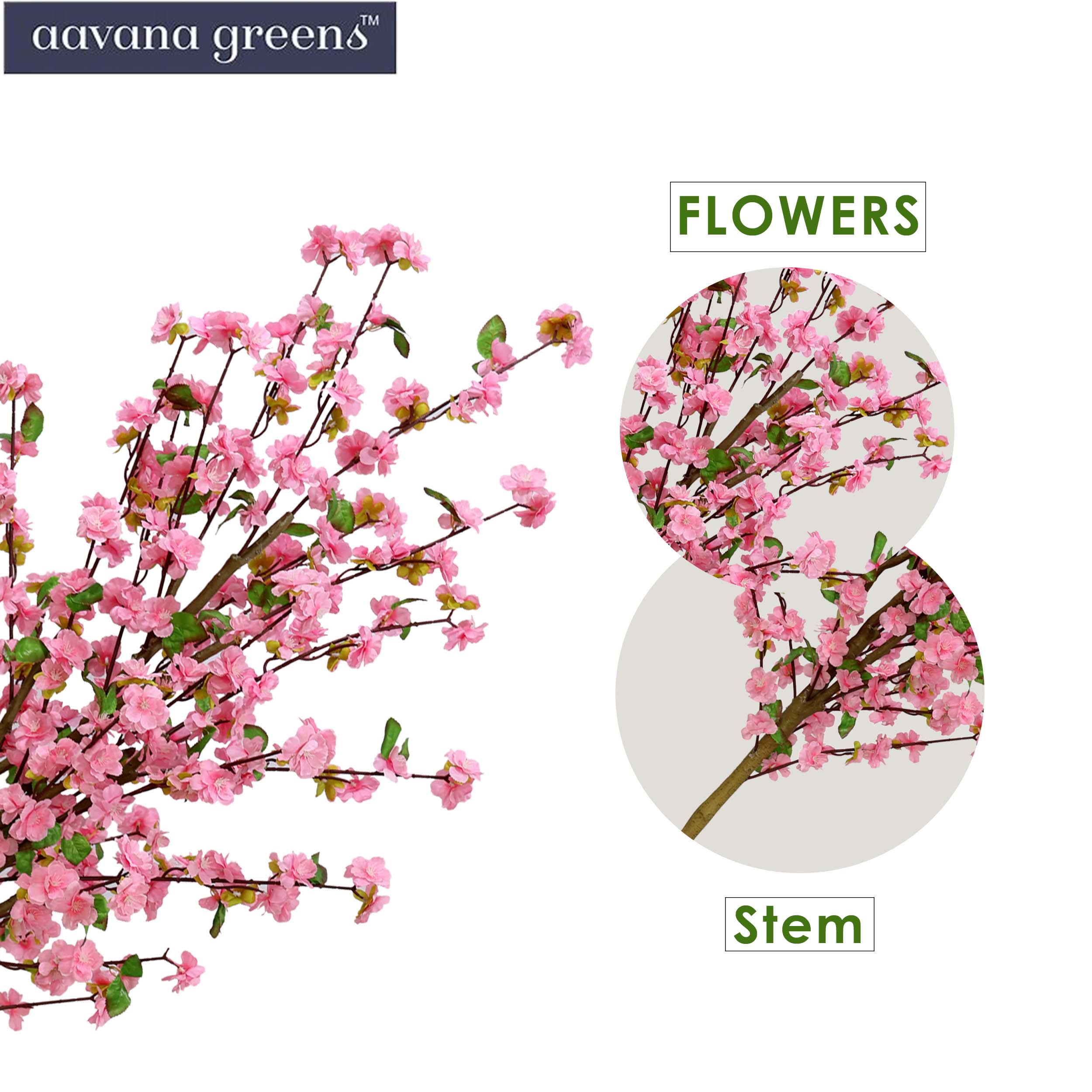 5 Feet (152 cm) Cherry Blossom Artificial Plants Pack Of 1