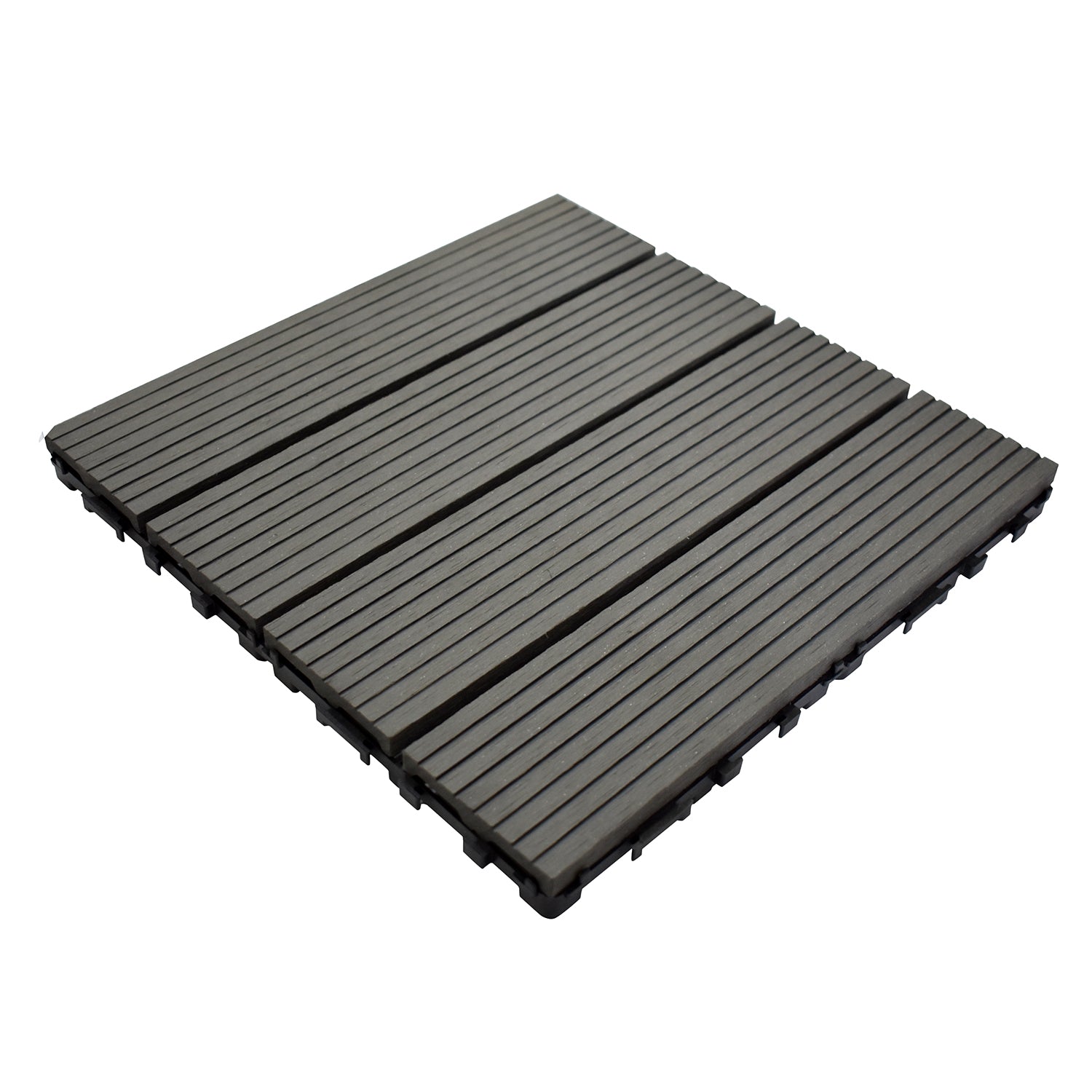 WPC Deck Tiles (30X30 CM) Dark Grey