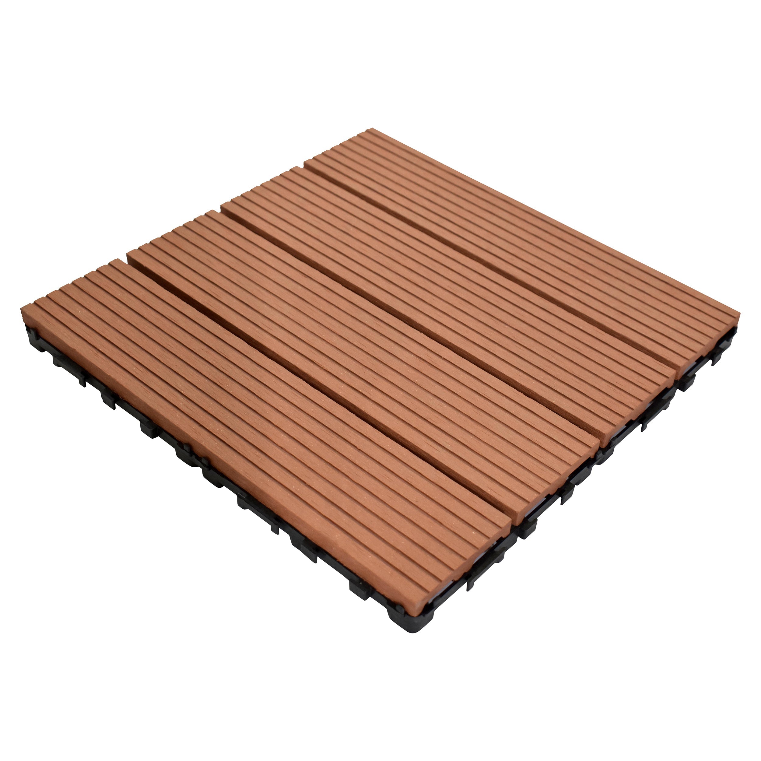 WPC Deck Tiles (30x30 CM) Brown