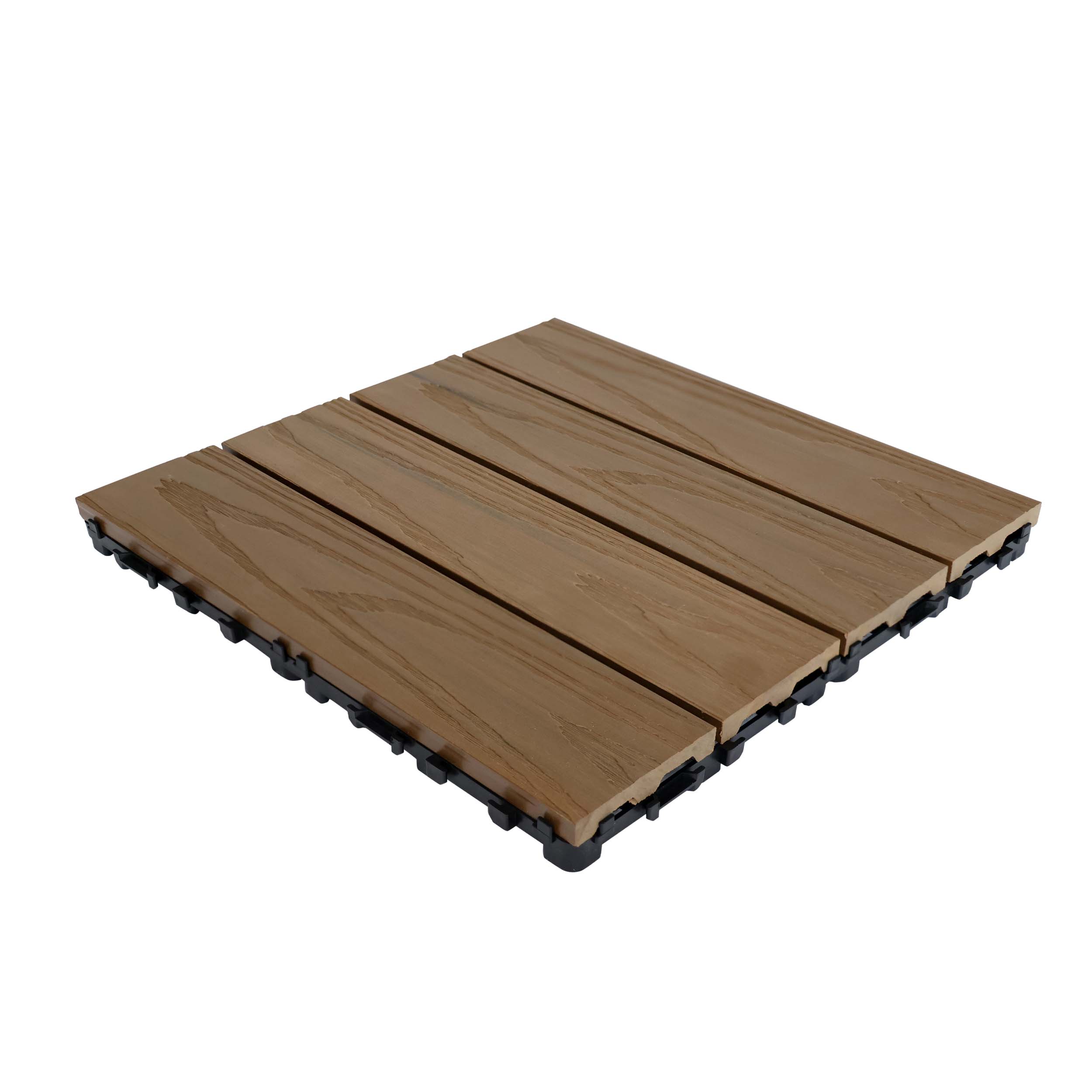WPC Deck Tiles (30x30 CM) 3D Teak