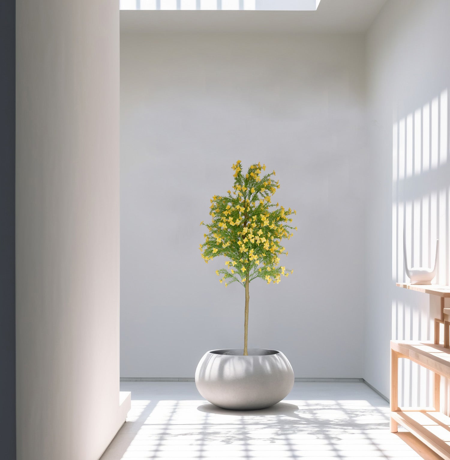 4.1 Feet (123 CM) Artificial Plant for Indoor and Outdoor, Home, Shop, Office, Restaurant Decoration Dark Green (Pack of 1)