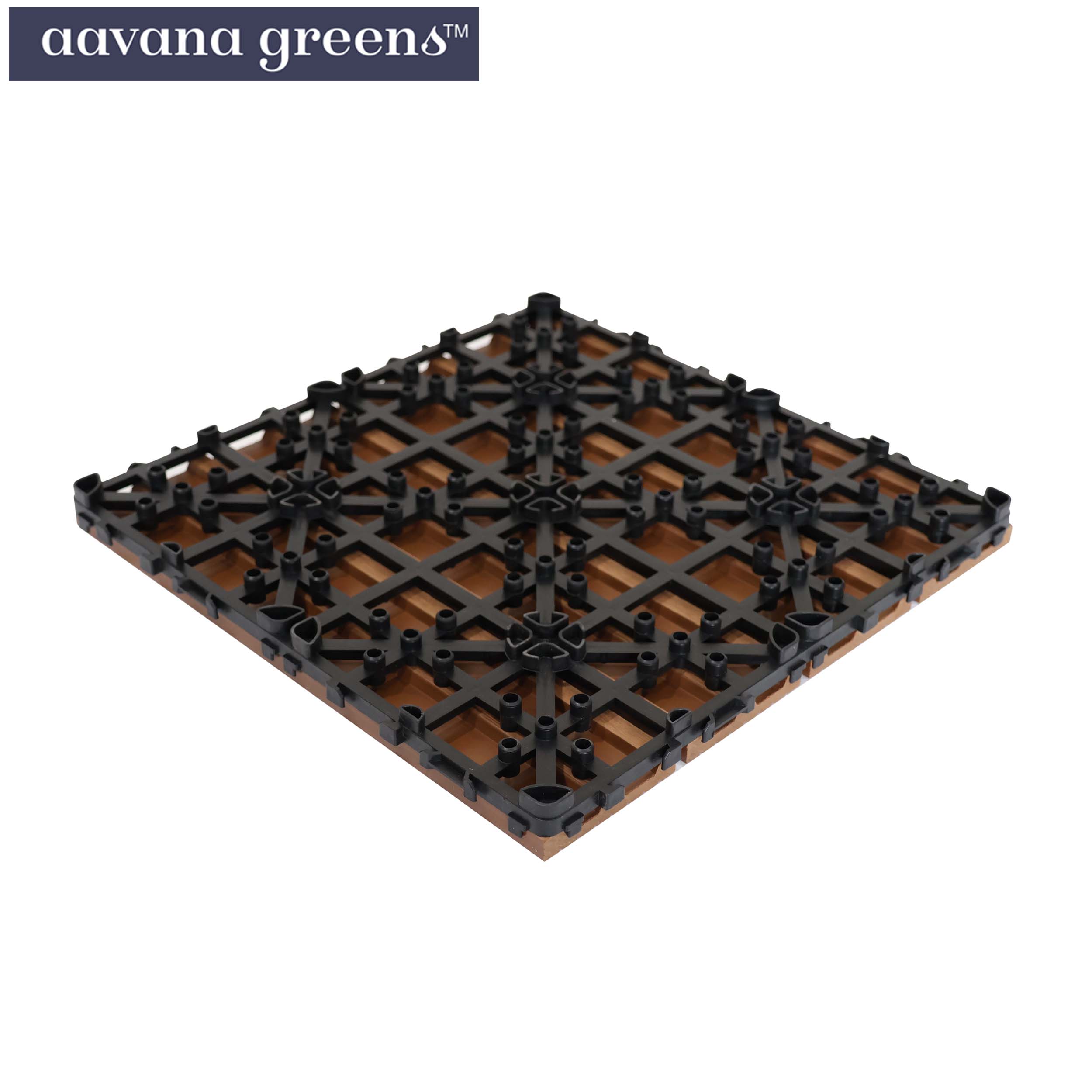 WPC Deck Tiles (30x30 CM) Natual Teak