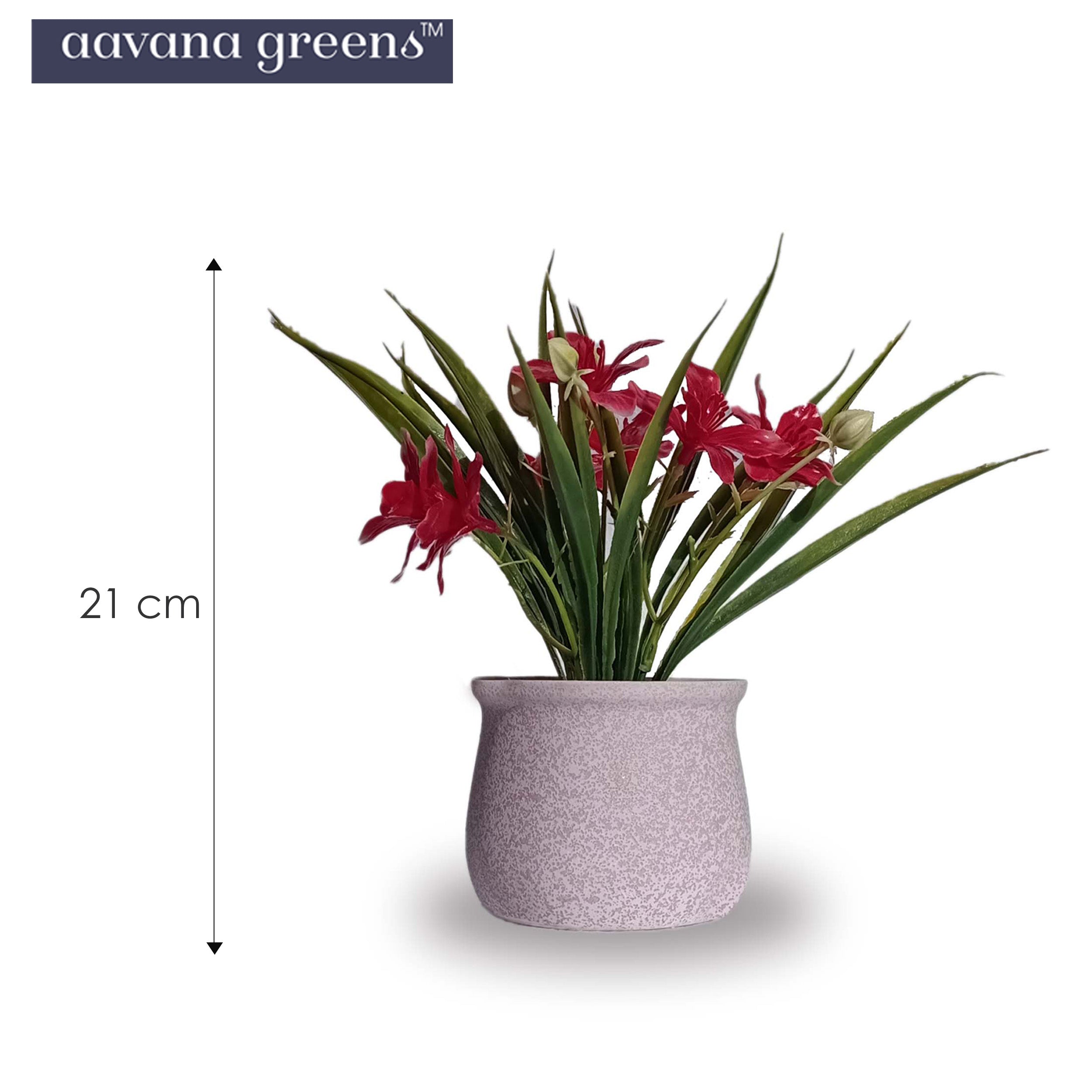 21 cm Artificial Bonsai Plant With CERAMIC POT