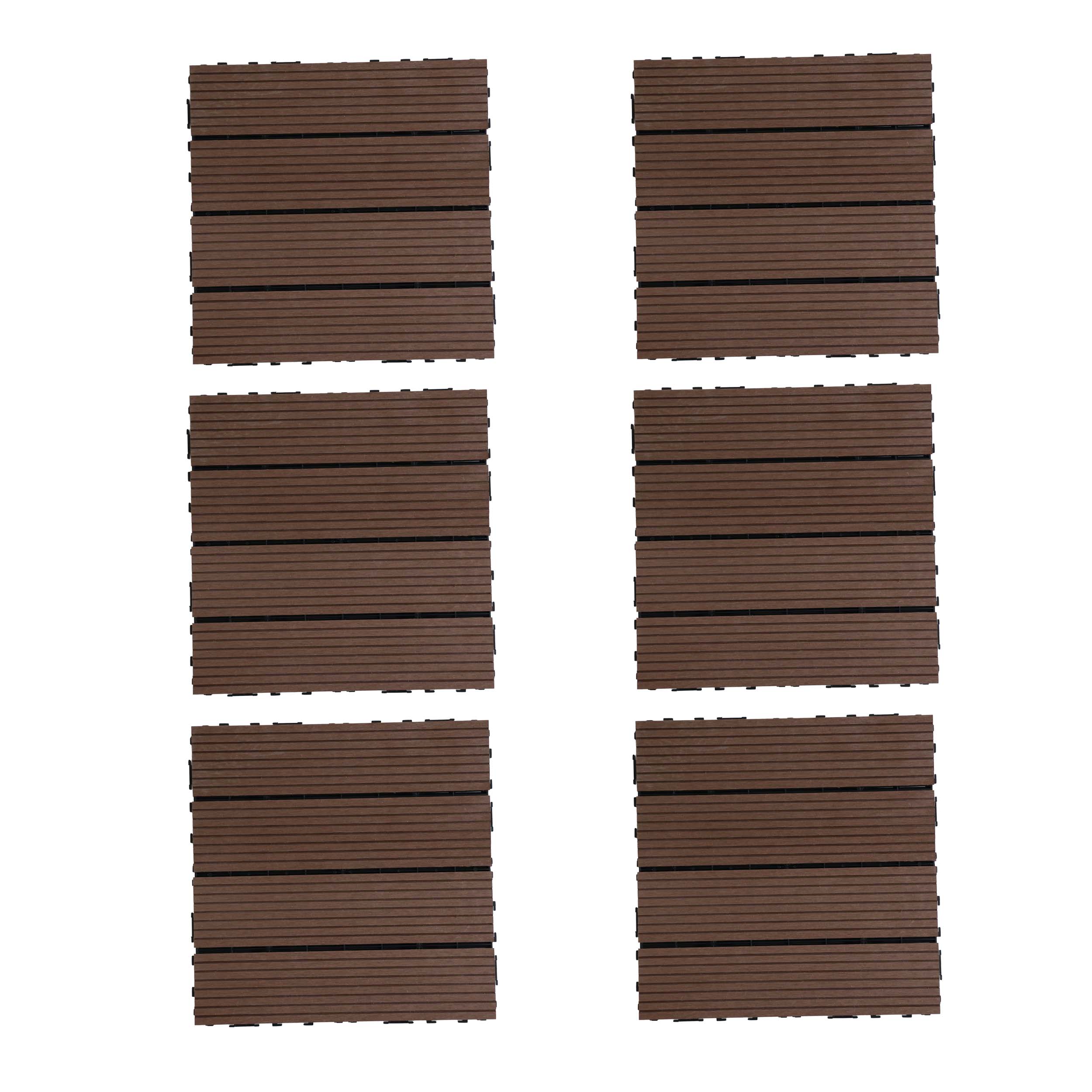 WPC Deck Tiles (30x30 CM) Coffee