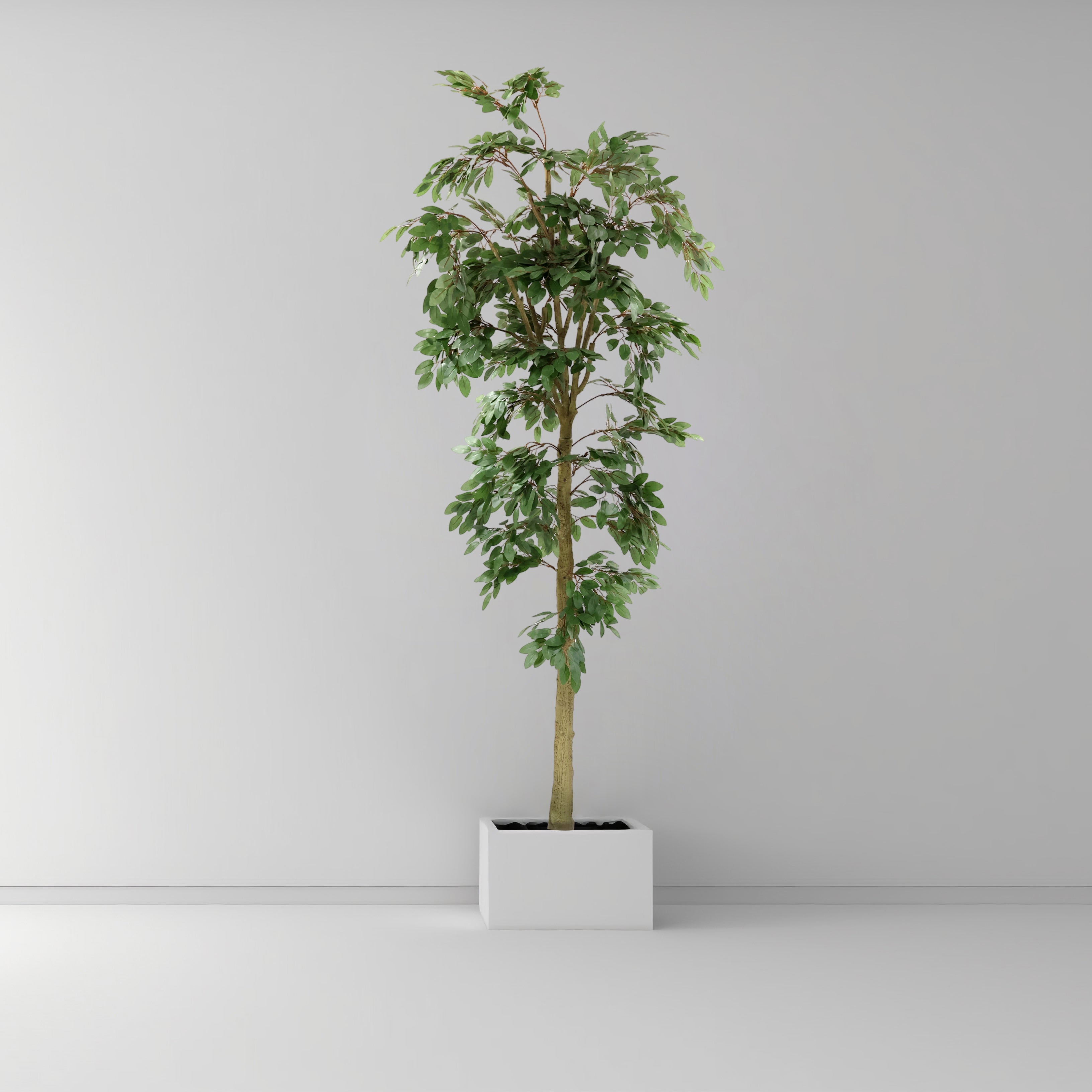 8 Feet (240 CM) Artificial Plant for Indoor and Outdoor, Home, Shop, Office, Restaurant Decoration Dark Green (Pack of 1)