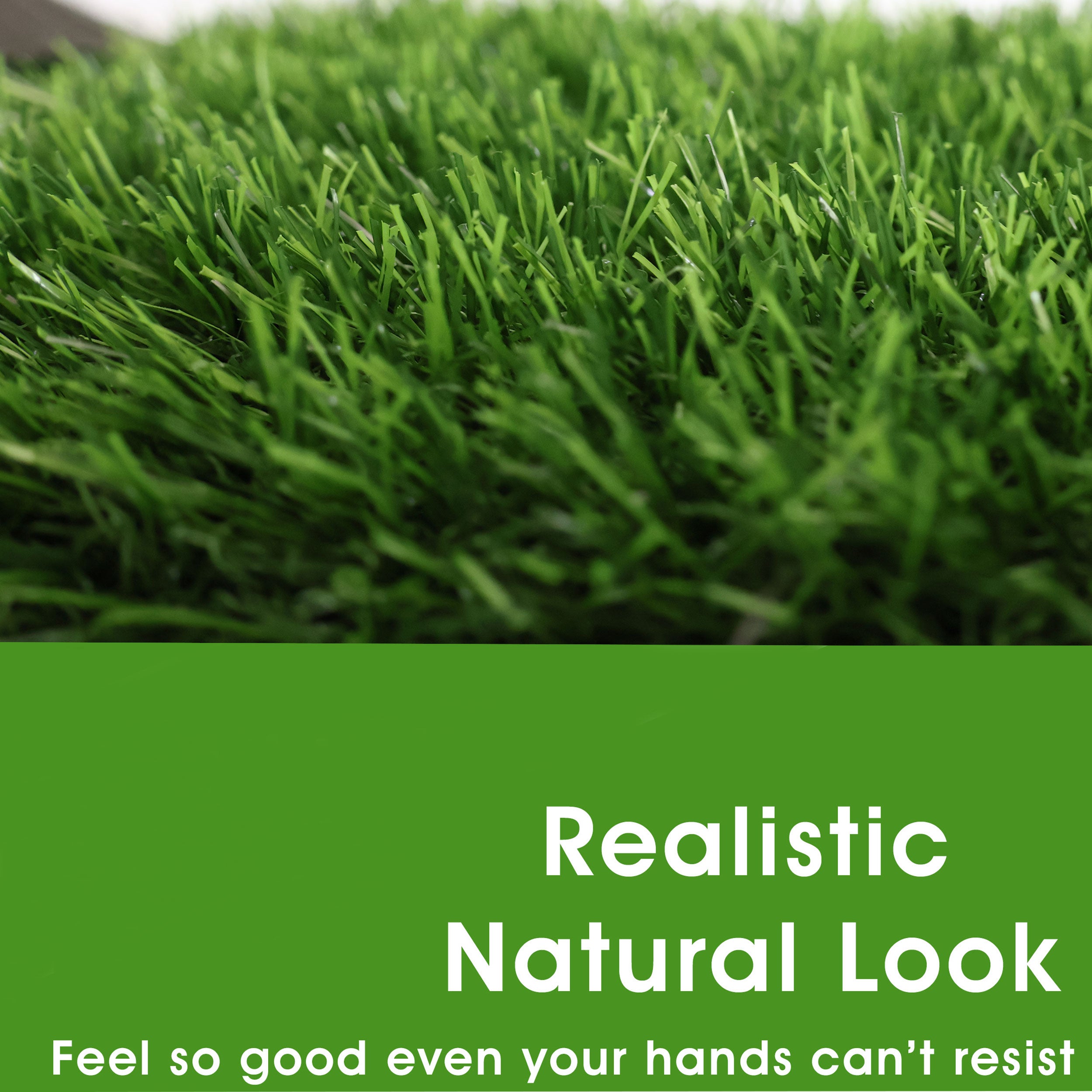 40mm Emerald Artificial Grass 6.5 Feet Width PE & PU Material Grass For Indoor And Outdoor Use