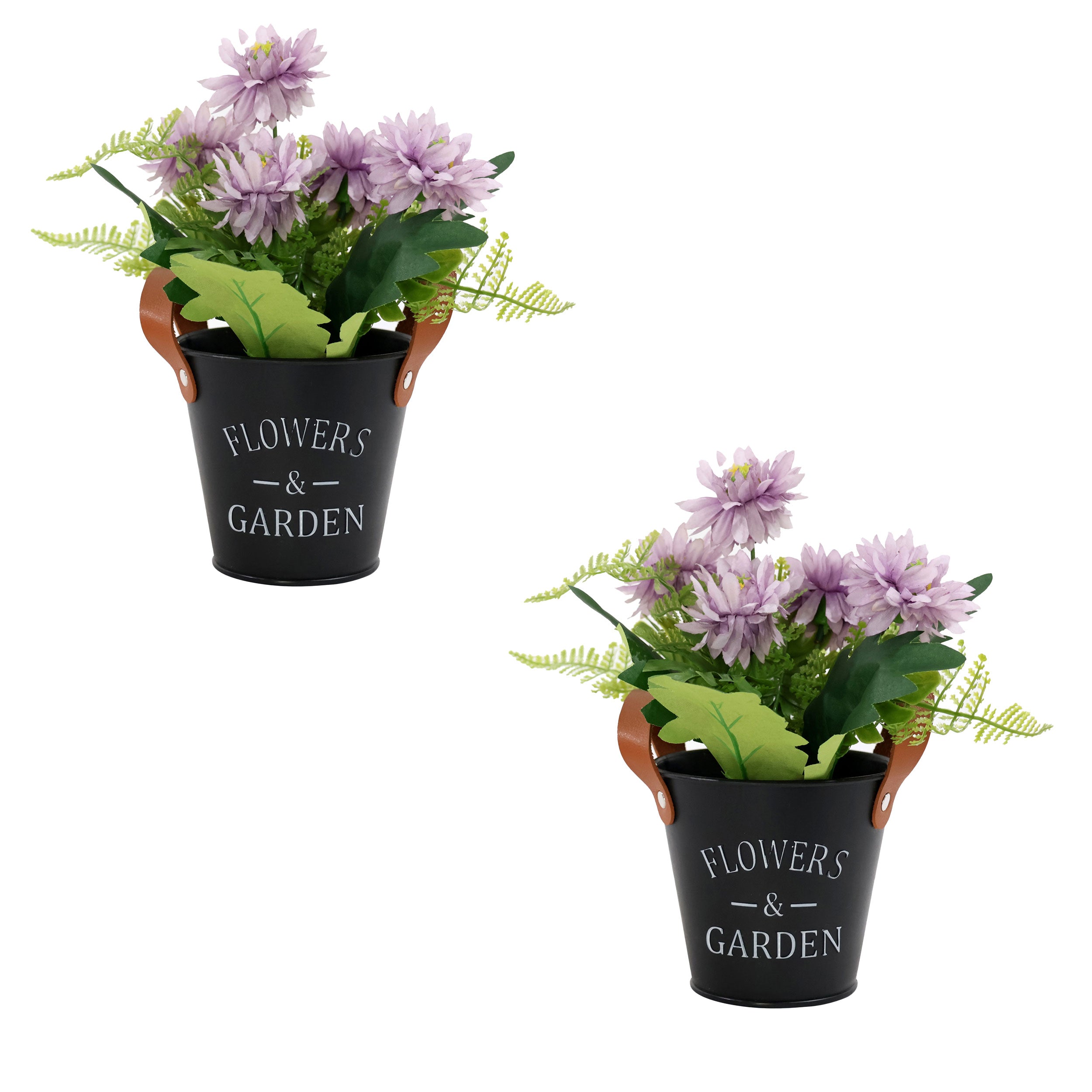 Aavana greens Artificial Bonsai Plant, Purple Chrysanthemum Artificial Flowers Plant, Artificial Decorative Plant Home Office Indoor and Outdoor Decoration