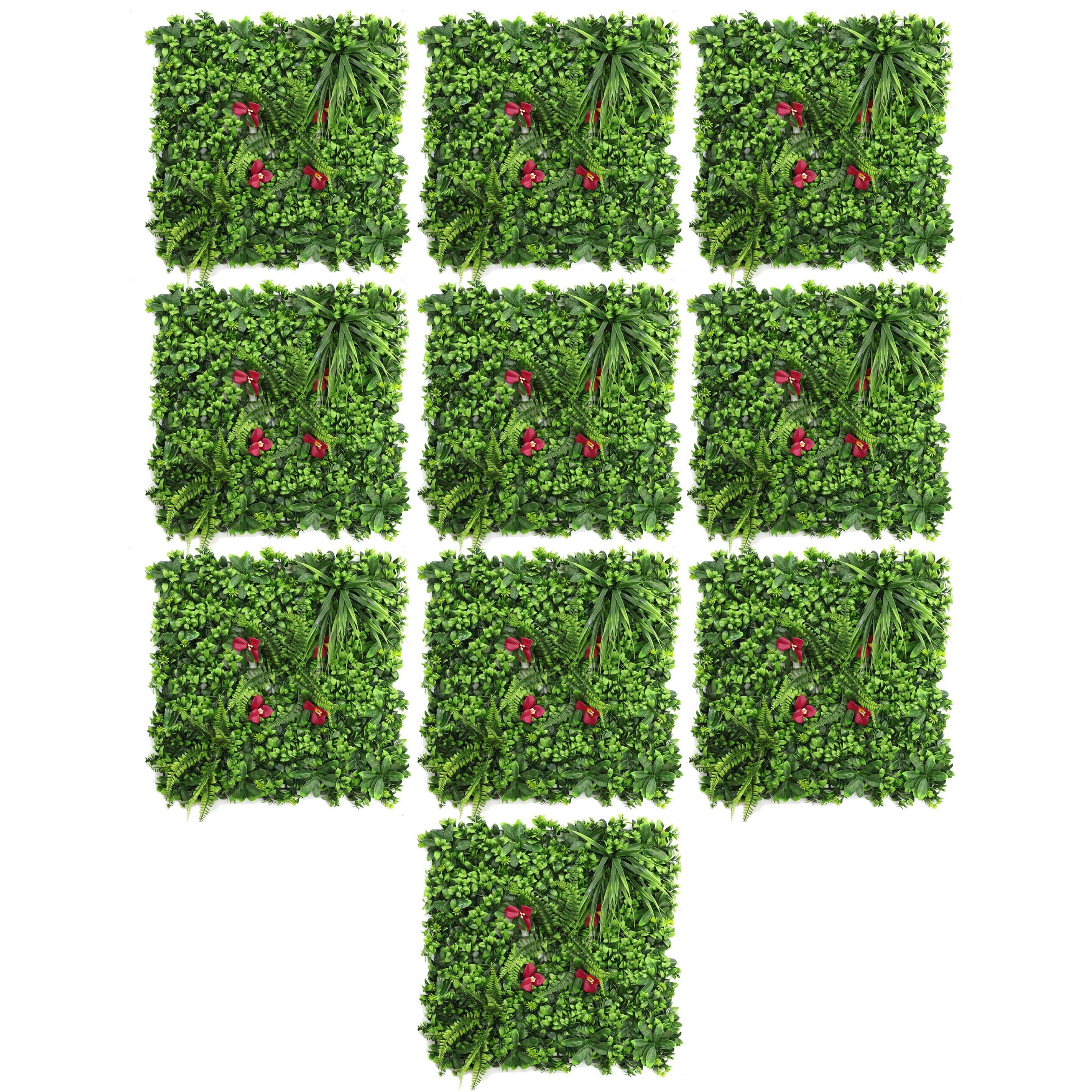 Artificial Vertical Garden Wall Panel 50X50 CM