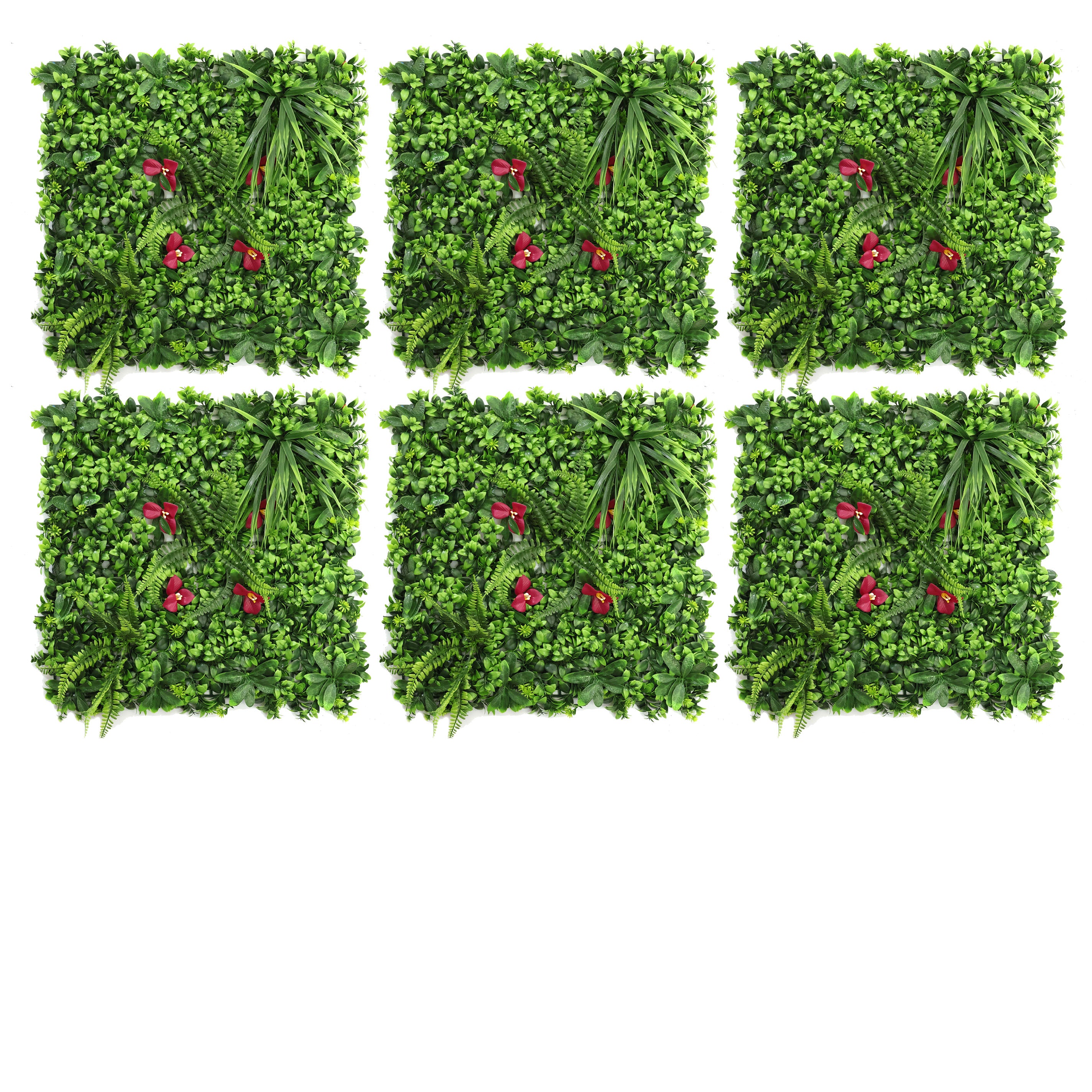 Artificial Vertical Garden Wall Panel 50X50 CM