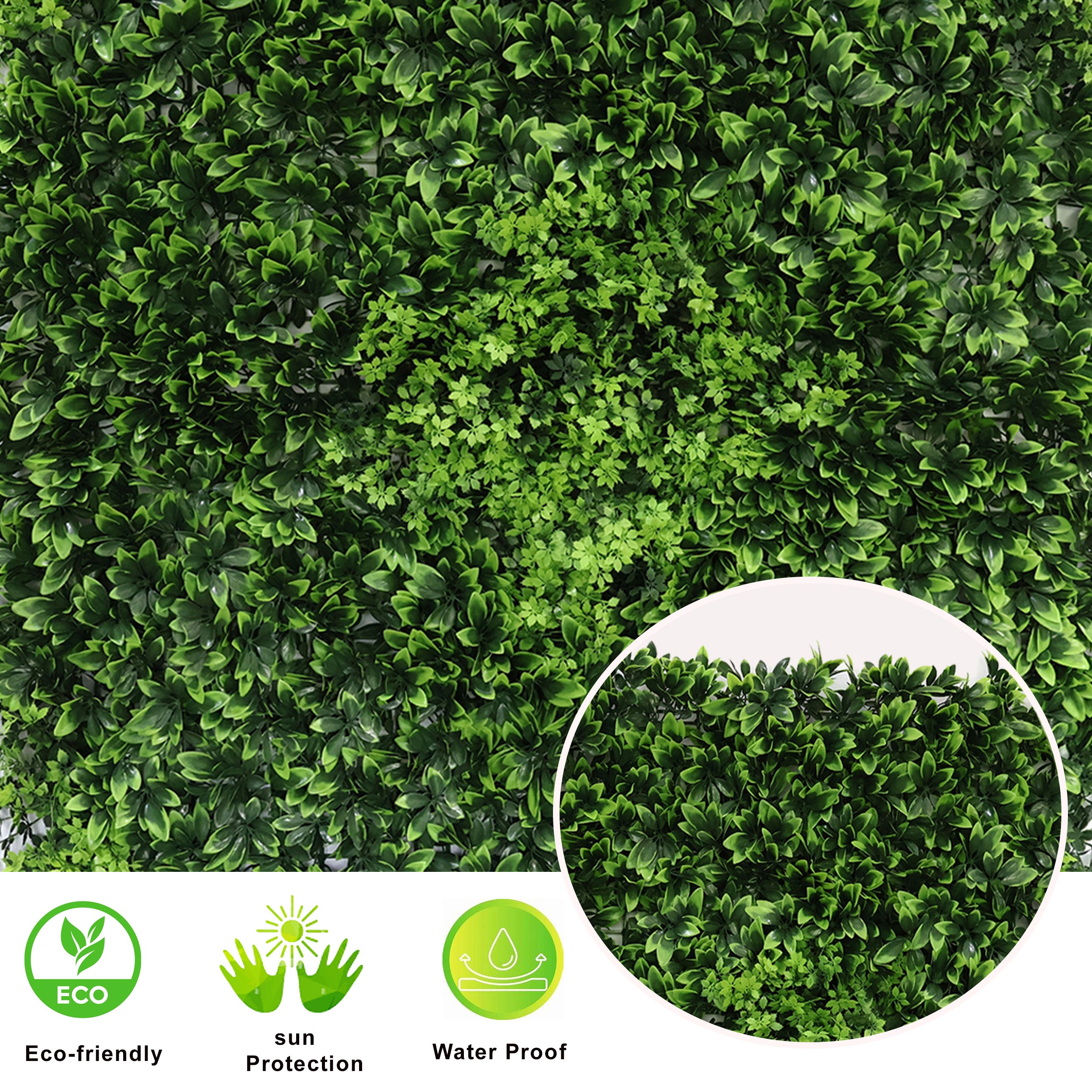 Artificial Vertical Garden Wall Panel 100X100 CM