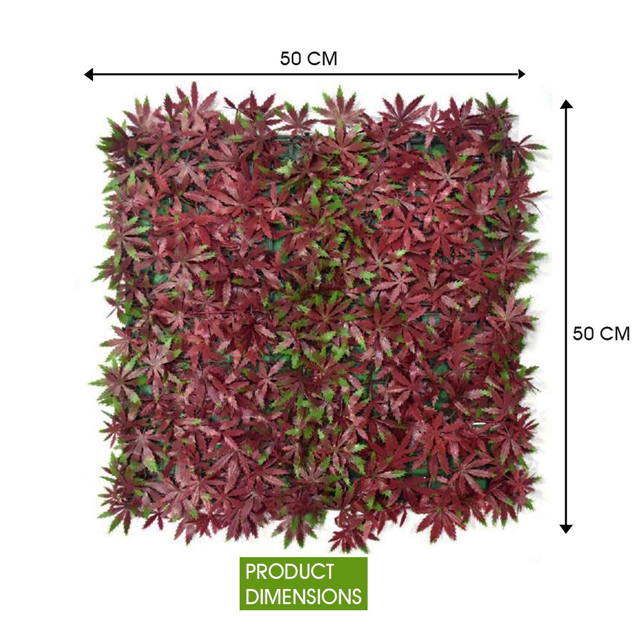 Artificial Vertical Garden Wall Panel 50X50 CM