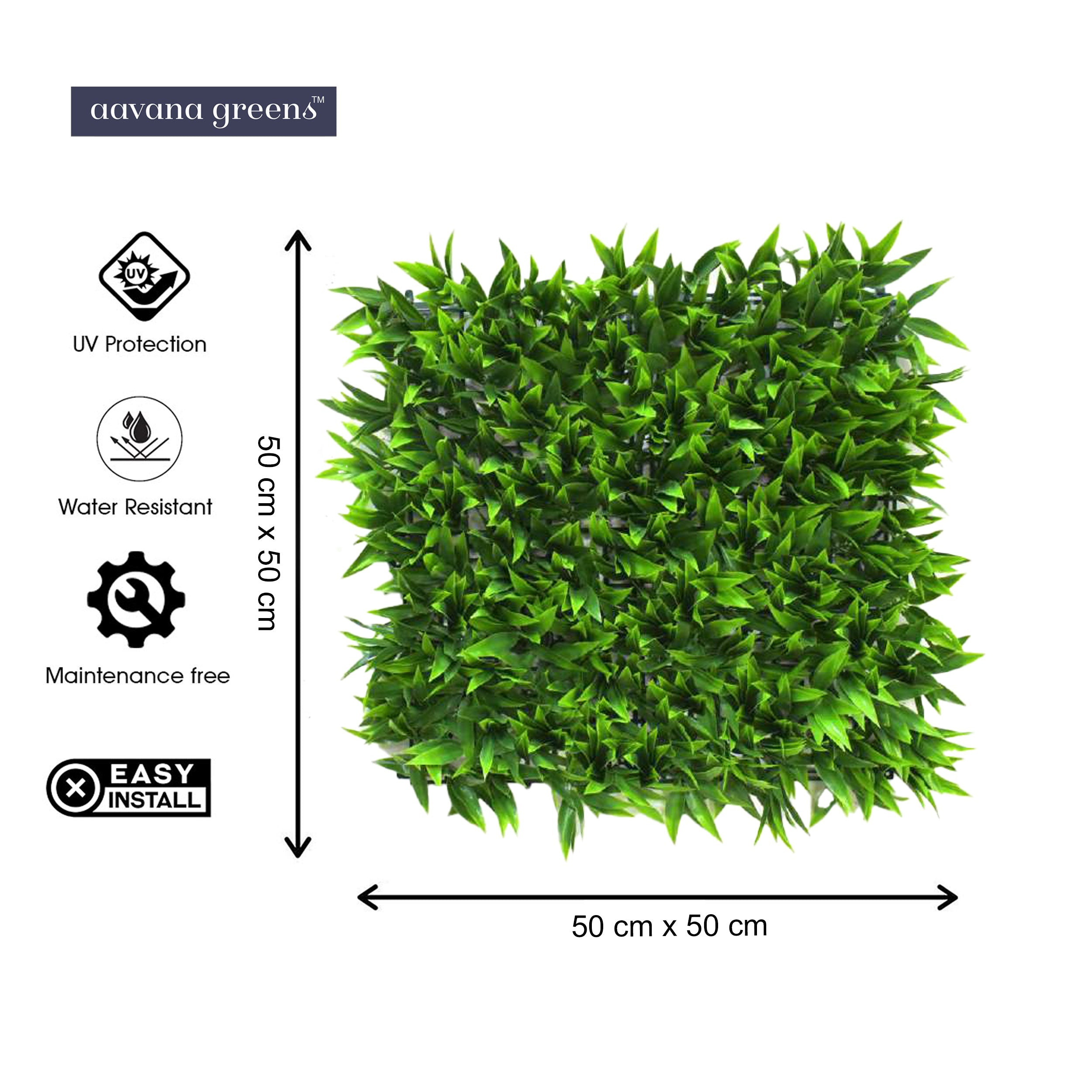 Artificial Vertical Garden Wall Panel 50X50 CM