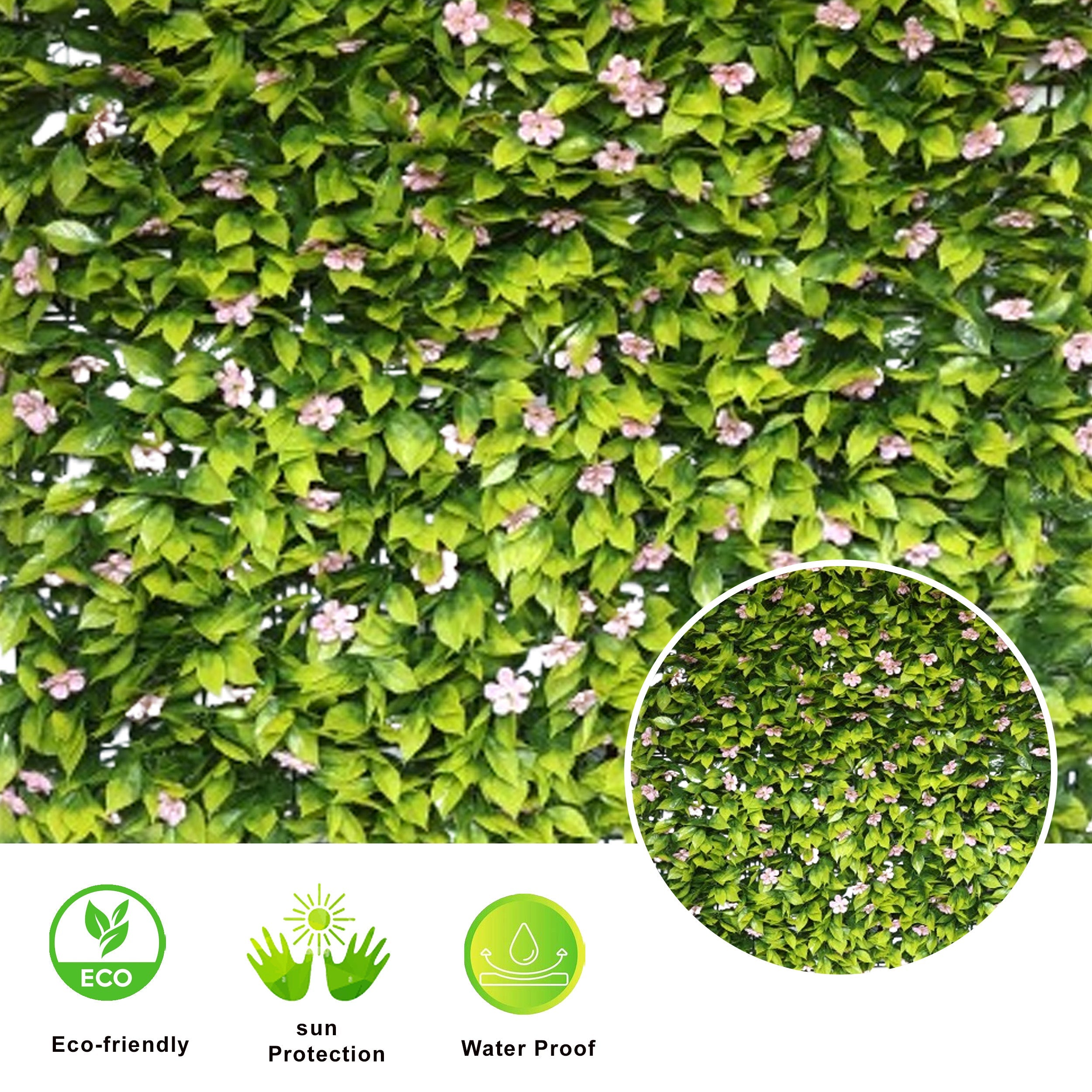 Artificial Vertical Garden Wall Panel 100X100 CM