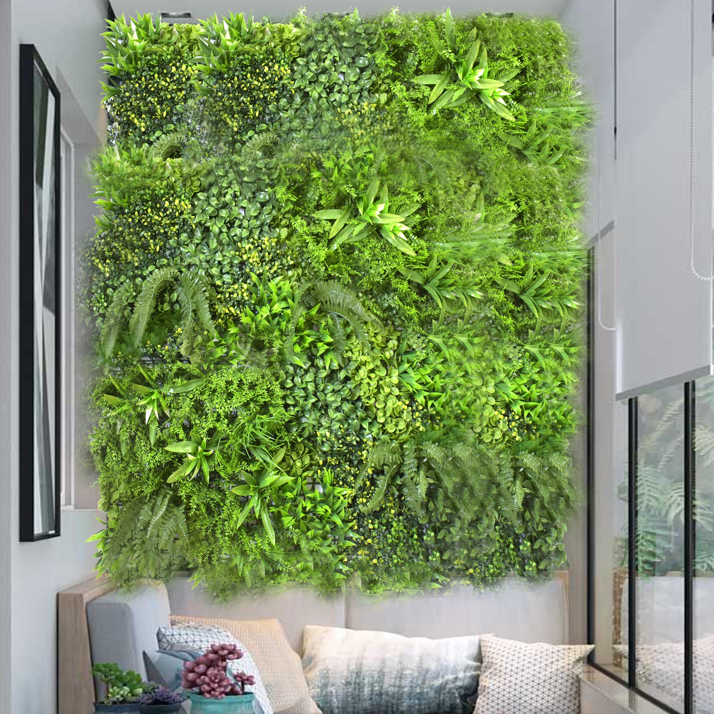 Artificial Vertical Garden Wall Panel 100X100 CM