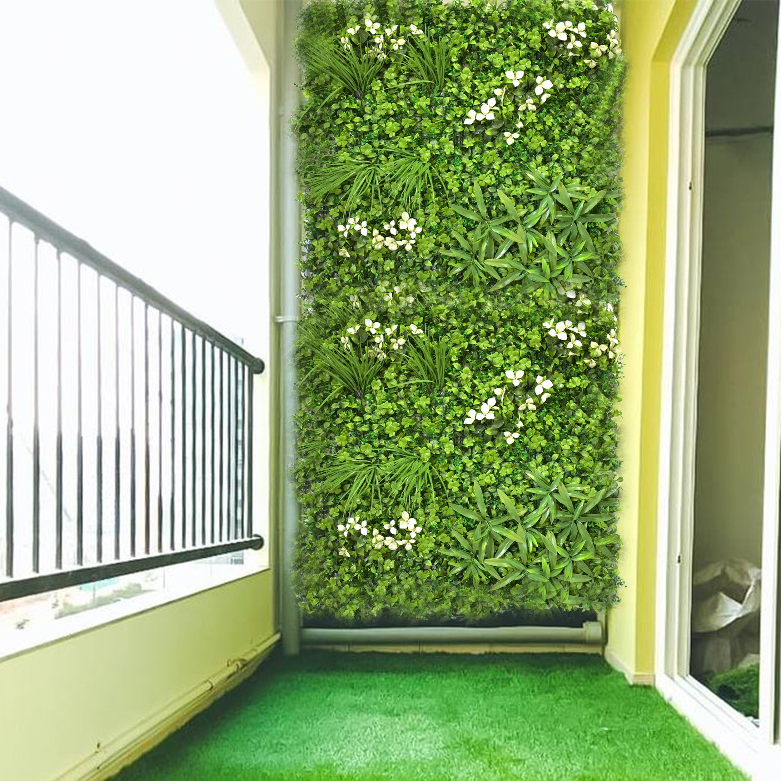 Aavana Greens Artificial Vertical Garden Wall Panel 100X100 CM
