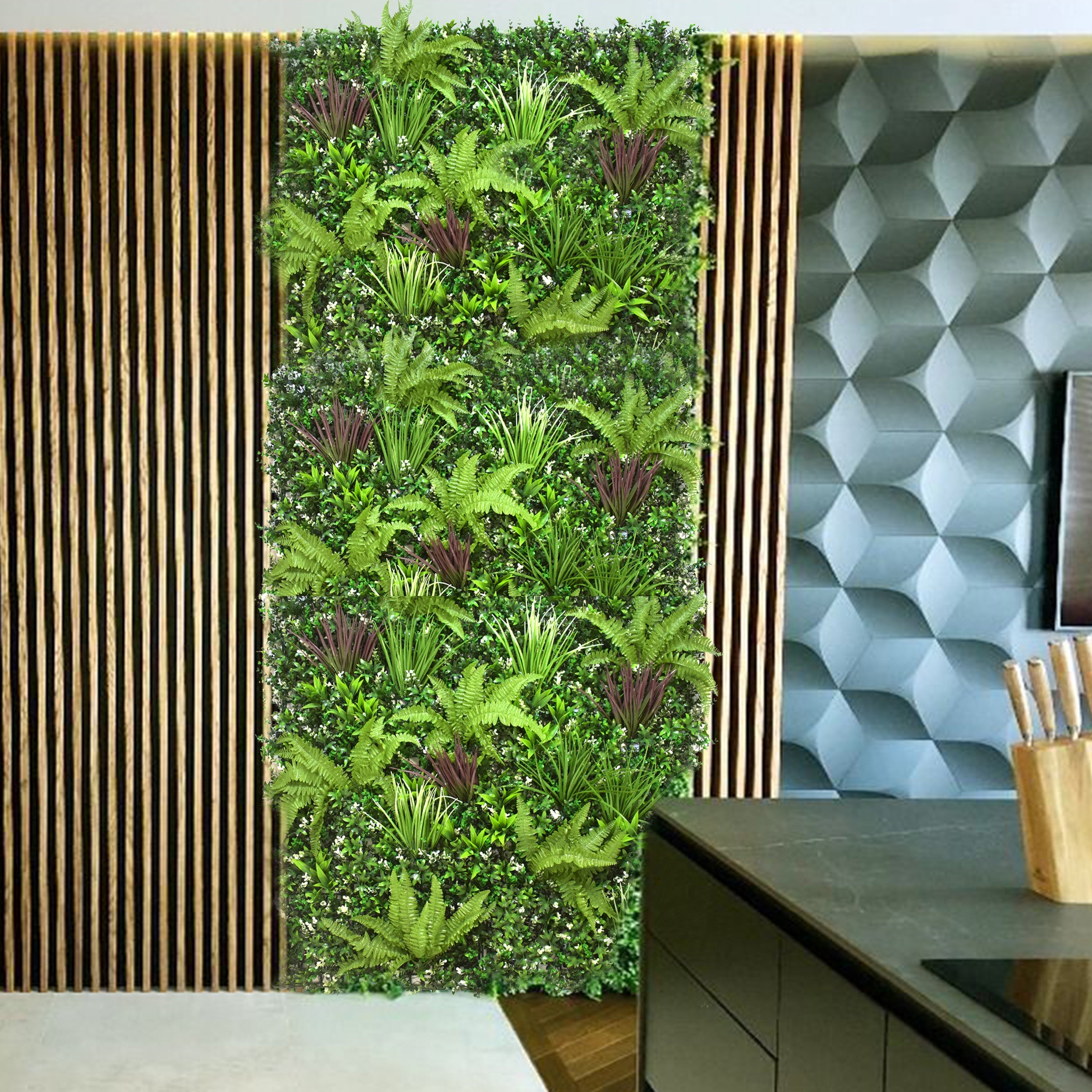 Artificial Vertical Garden Wall Panel 100X100 CM