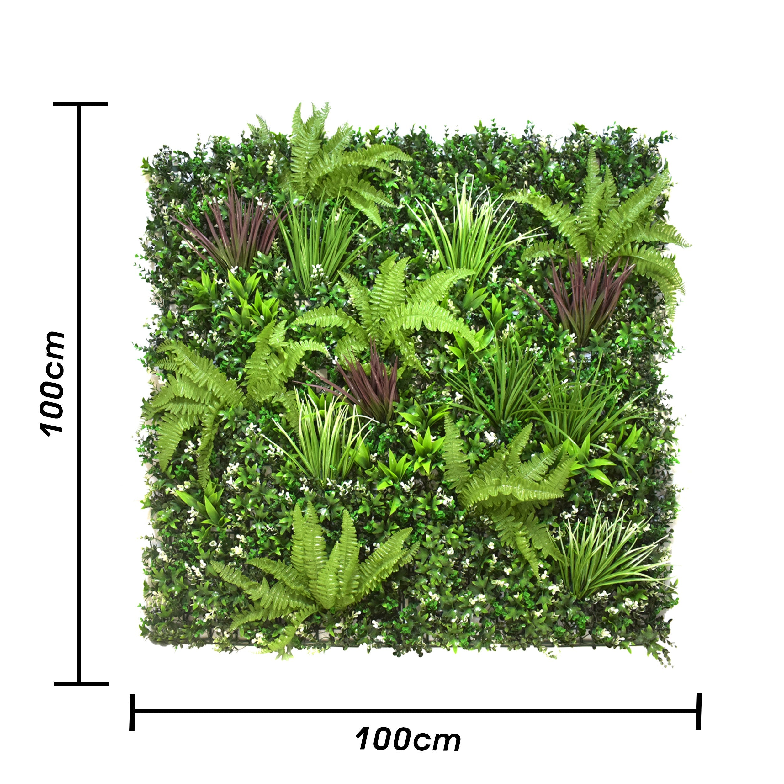 Aavana Greens Artificial Vertical Garden Wall Panel 100X100 CM For Home & Office Decoration 100% UV Indoor And Outdoor Use Option 21