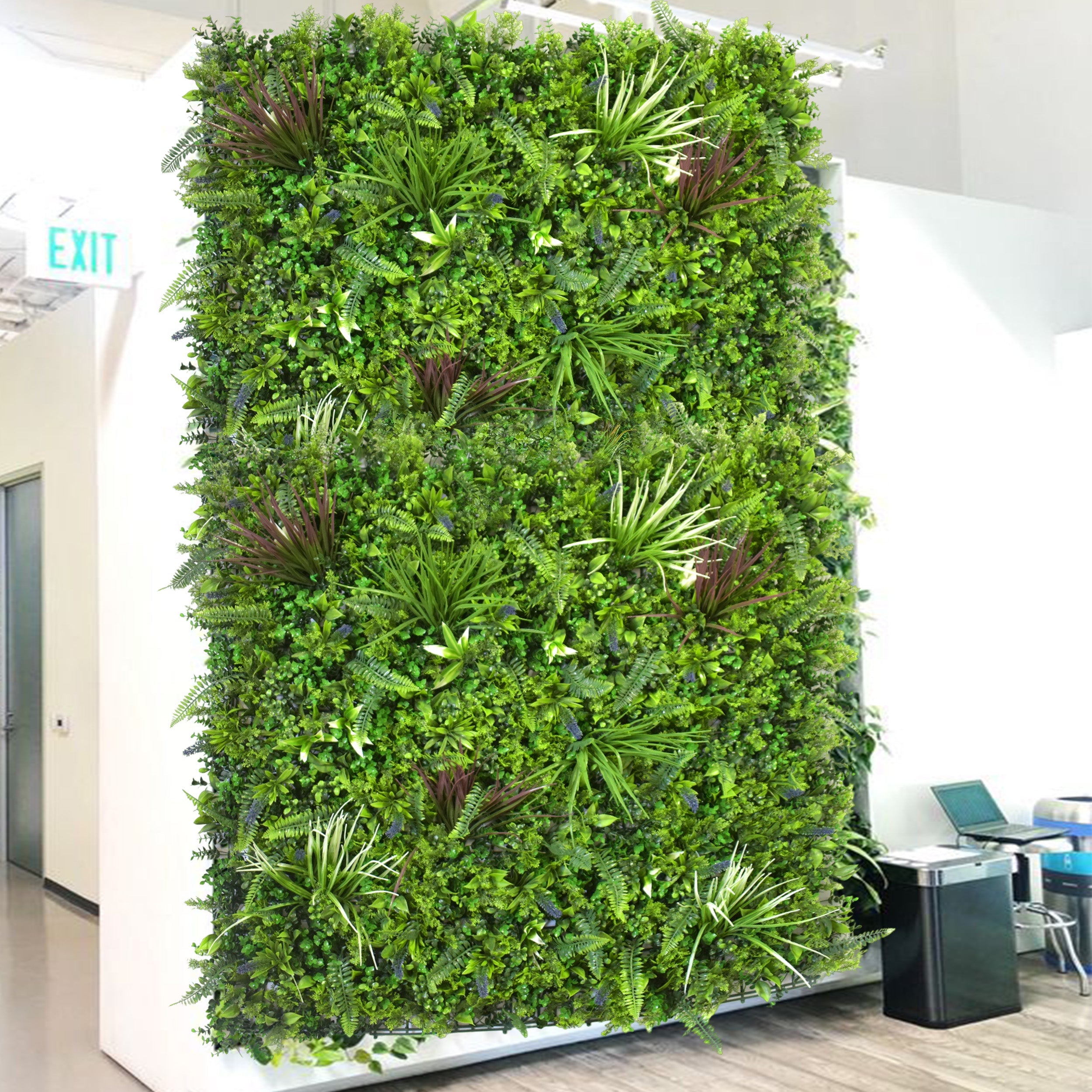 Aavana Greens Artificial Vertical Garden Wall Panel 100X100 CM For Home & Office Decoration 100% UV Indoor And Outdoor Use Option 23