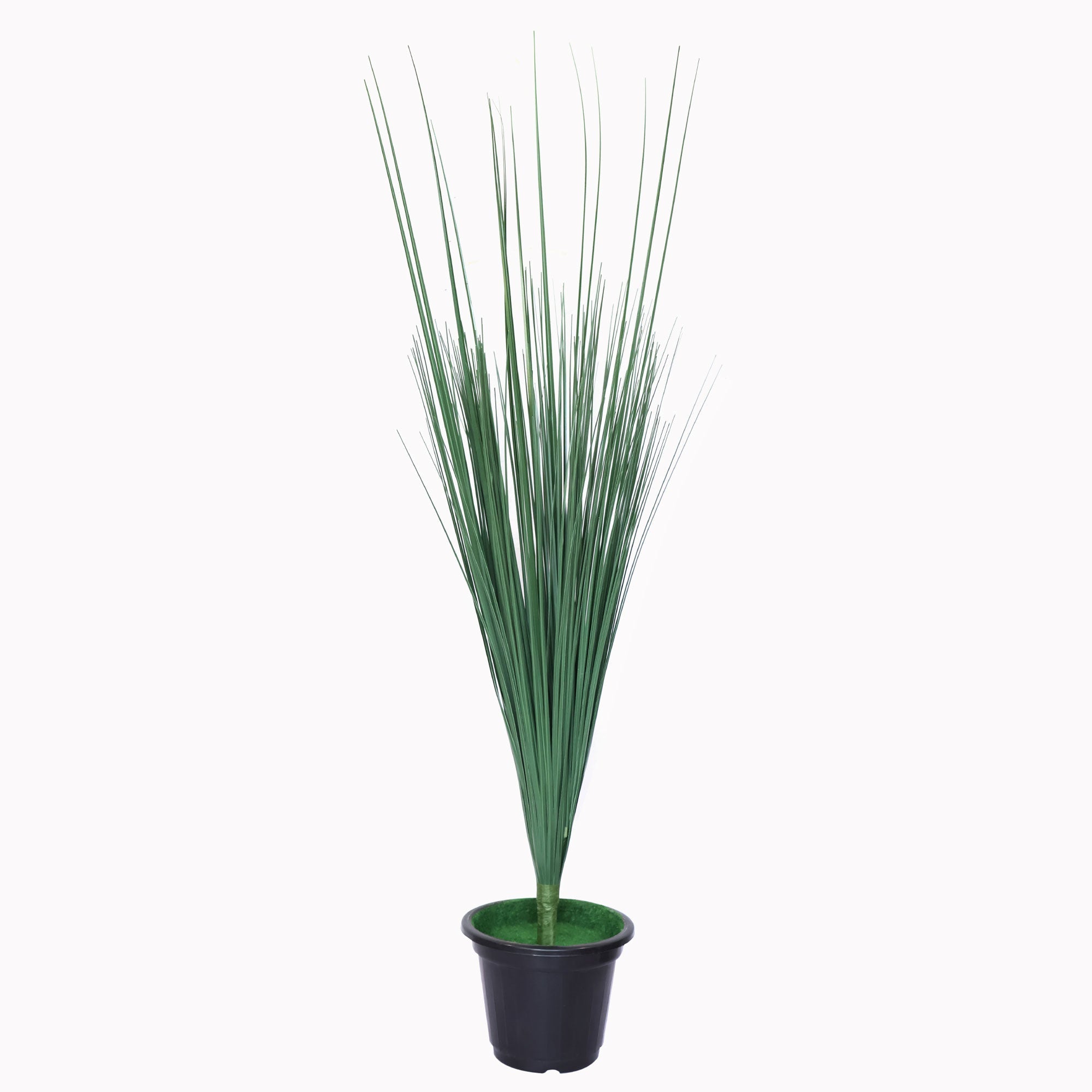 AAVANA GREENS 36" Artificial Plants Greenery Wheat Grass, UV Resistant Realistic Faux Fake Shrubs Plant Onion Grass for Home, Office, Living Room, Garden, Dark Green