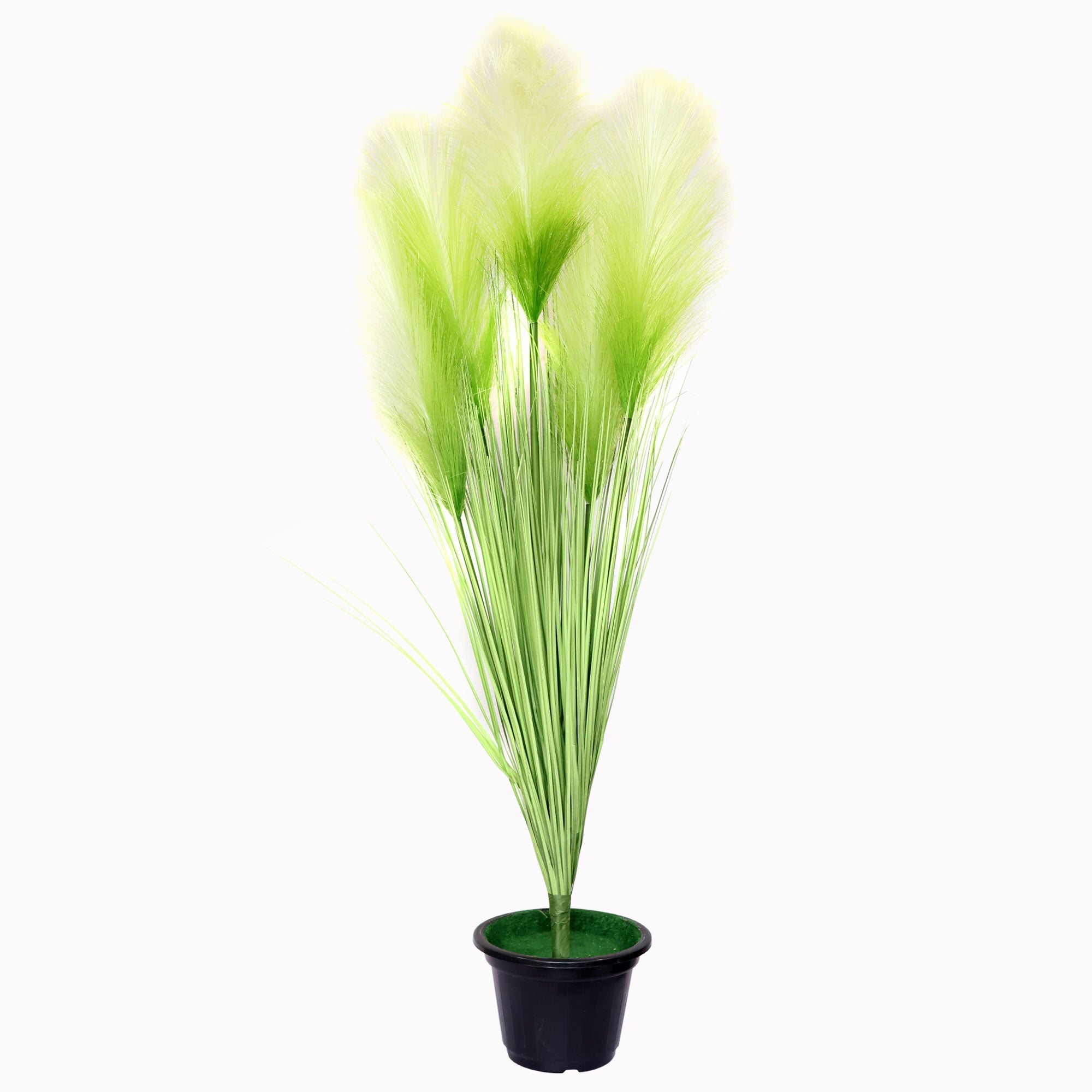 AAVANA GREENS 38.4" Artificial Greenery Floor Plants with Reed Flowers, Faux Pampas Grass Silk Plants for House Decorations, Lobby, Bathroom, Wedding, Garden