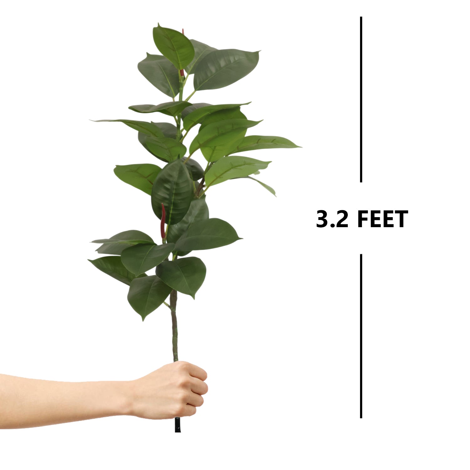 3.2 Feet (95 CM) Artificial Red Chilli Plant for Indoor and Outdoor, Home, Shop, Office, Restaurant Decoration Dark Green (Pack of 1) (Copy)