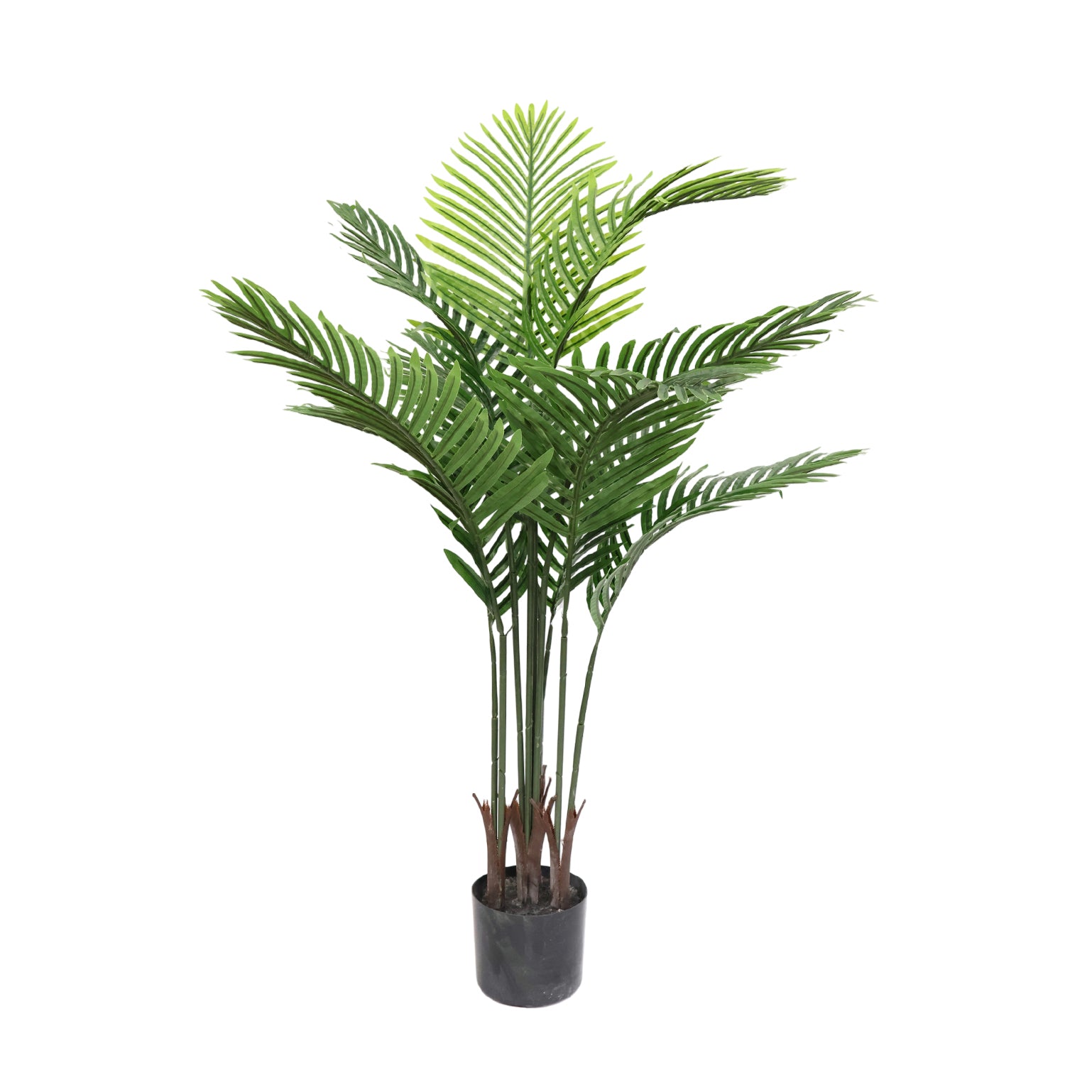 4 Feet (120 CM) Artificial Bamboo Plant for Indoor and Outdoor, Home, Shop, Office, Restaurant Decoration Dark Green (Pack of 1)