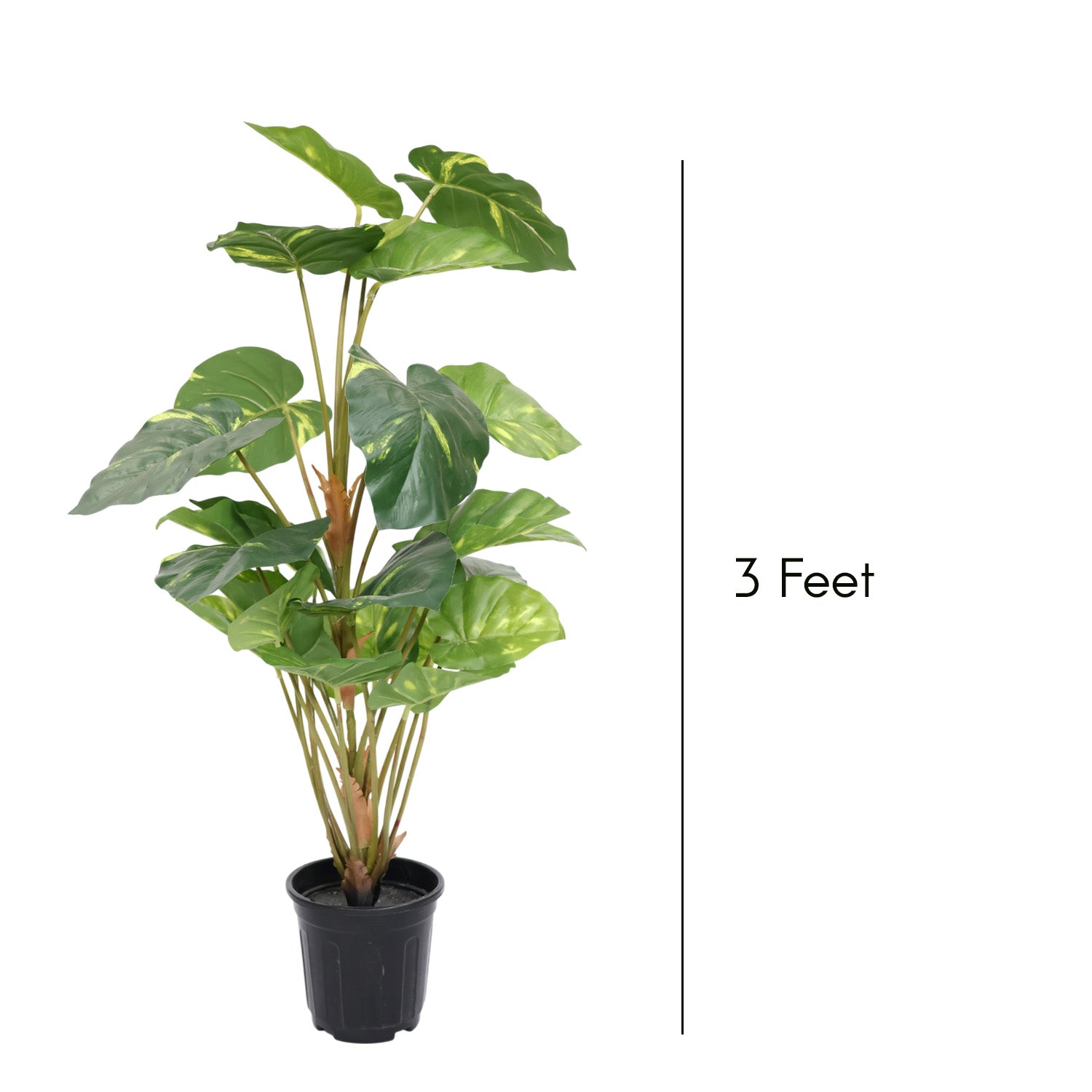 3 Feet (90 CM) Artificial Plant for Indoor and Outdoor, Home, Shop, Office, Restaurant Decoration Dark Green (Pack of 1)