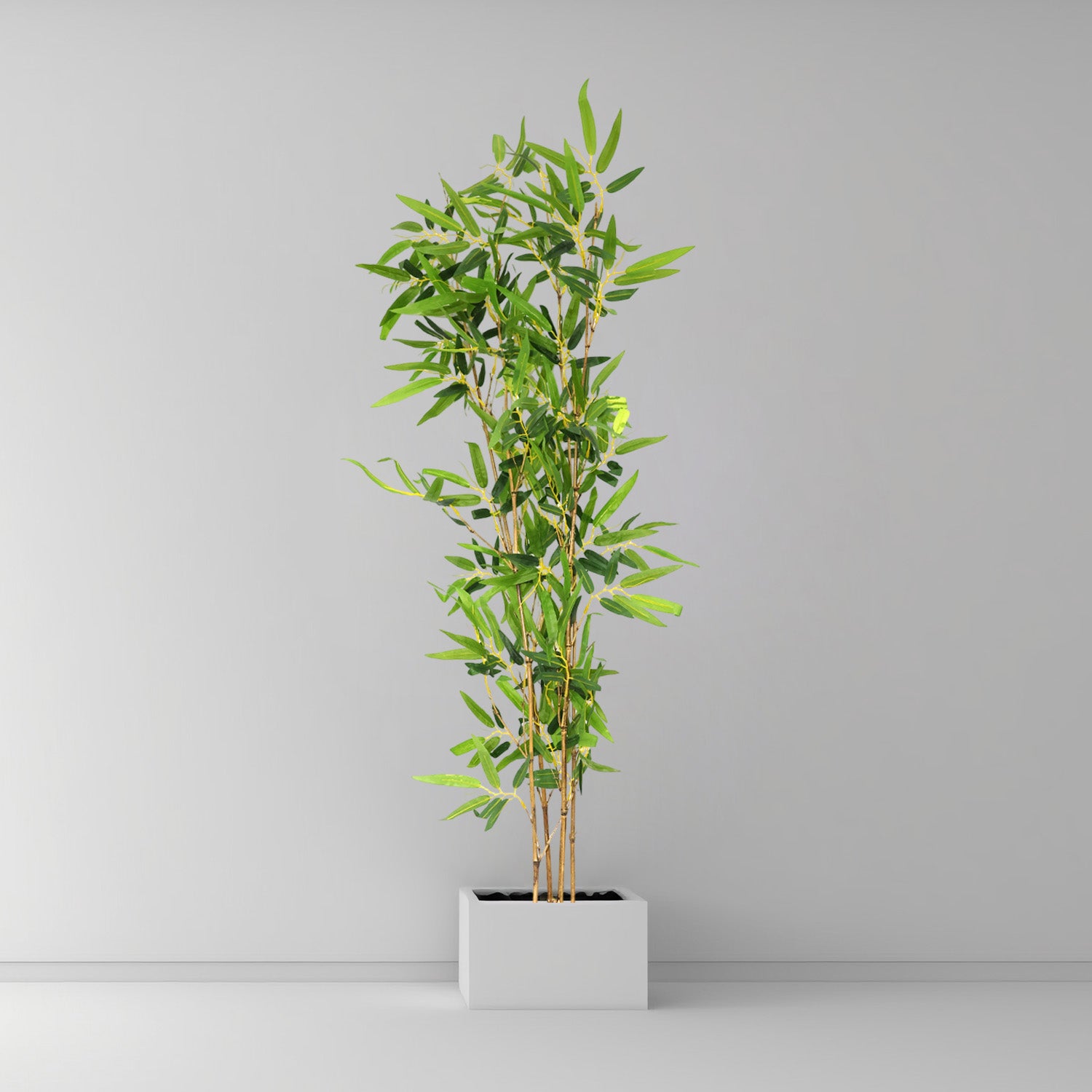 5.2 Feet (156 CM) Artificial Bamboo Plant for Indoor and Outdoor, Home, Shop, Office, Restaurant Decoration Dark Green (Pack of 1)