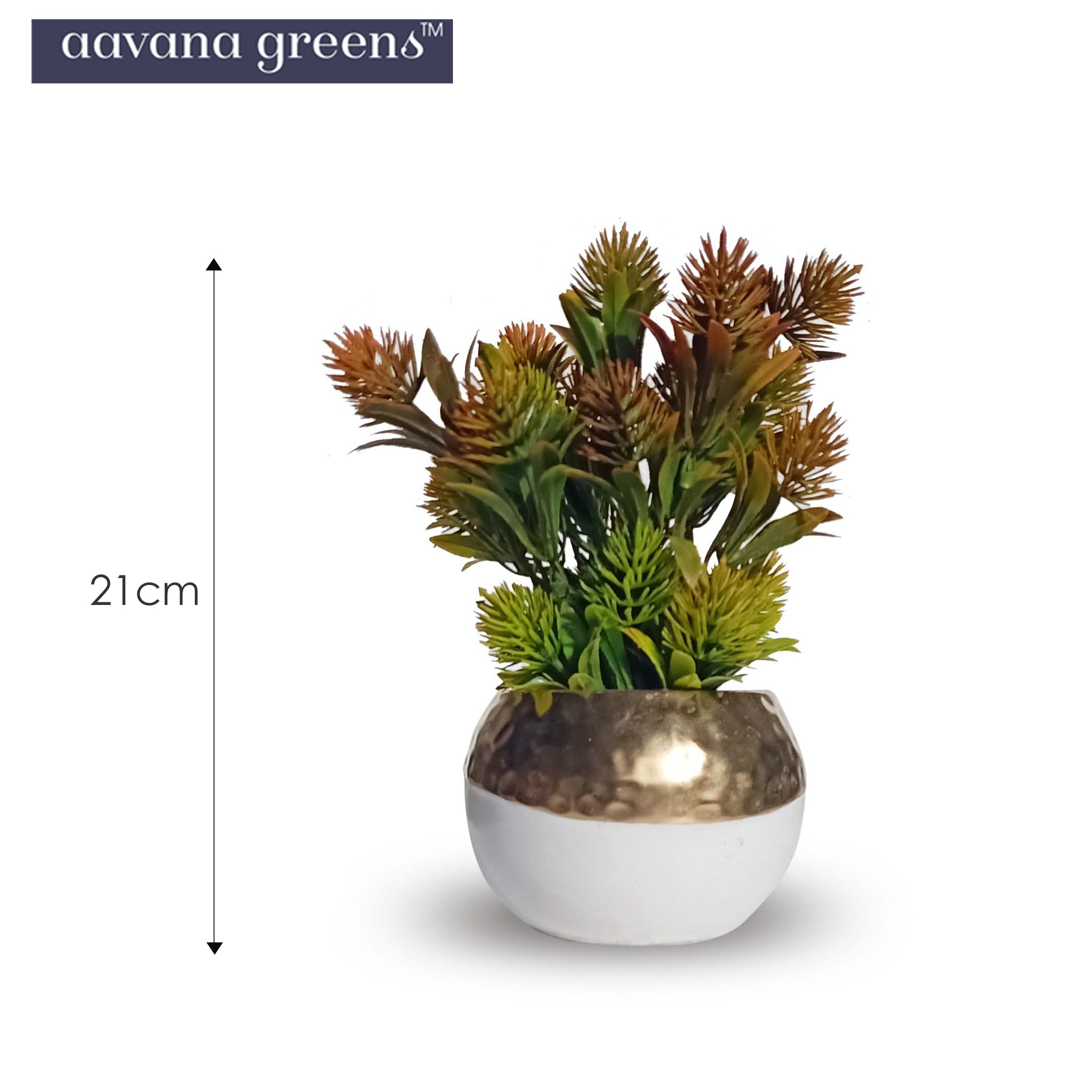 21 cm Artificial Bonsai Plant With CERAMIC POT