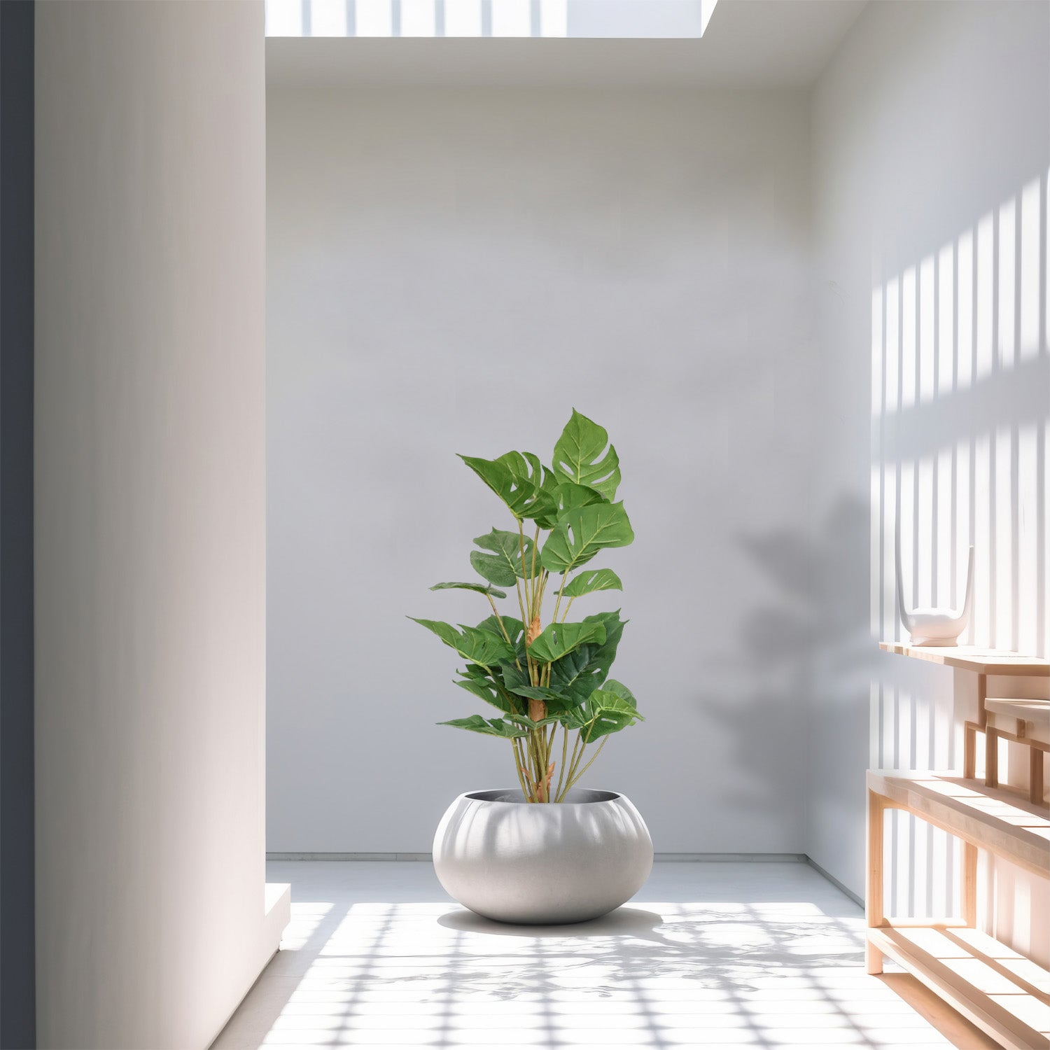 3 Feet (90 CM) Artificial Plant for Indoor and Outdoor, Home, Shop, Office, Restaurant Decoration Dark Green (Pack of 1)