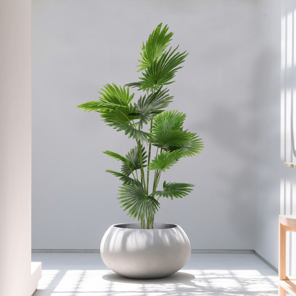 6.5 Feet (195 CM) Artificial Bamboo Plant for Indoor and Outdoor, Home, Shop, Office, Restaurant Decoration Dark Green (Pack of 1)