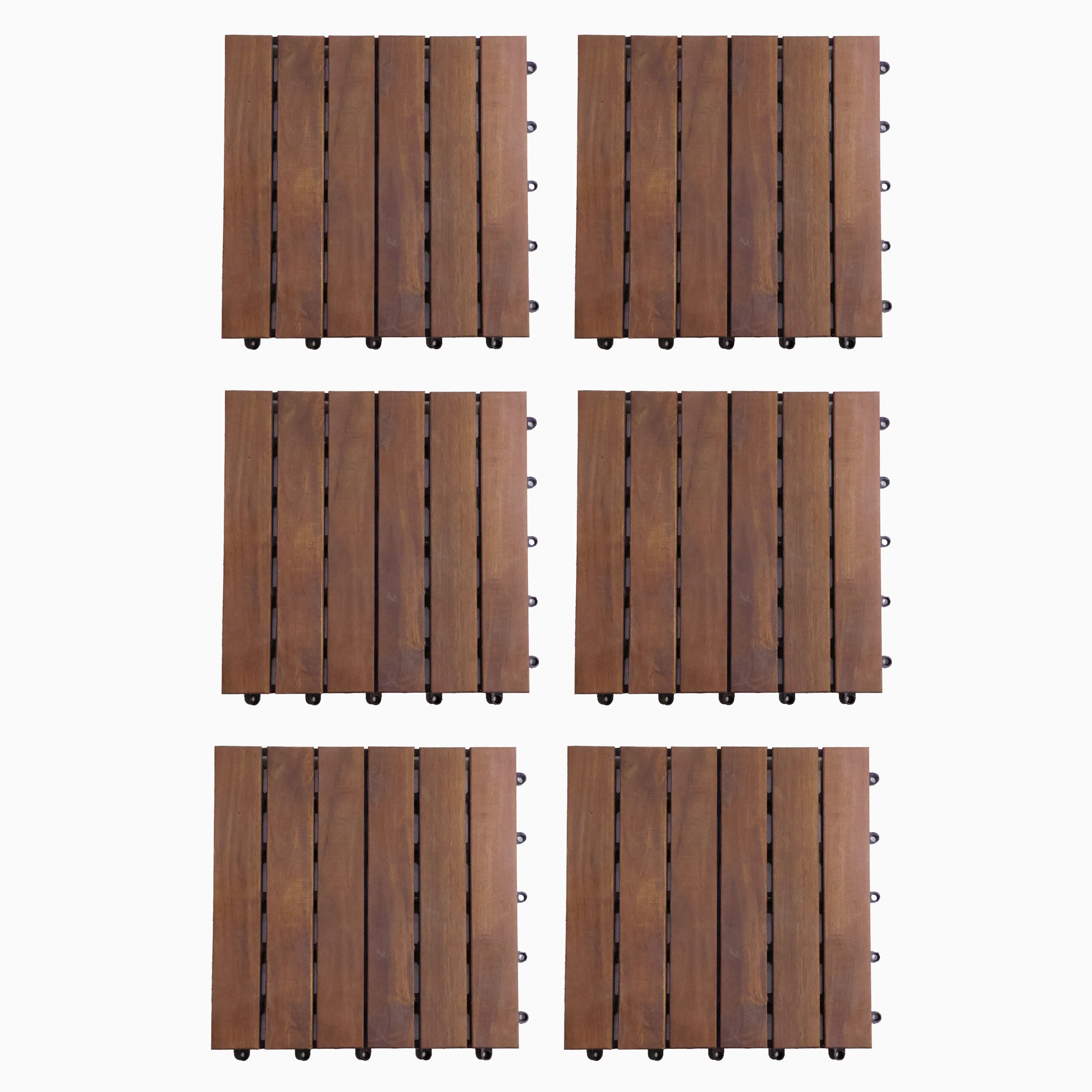 Acacia Wooden Deck Tiles 30X30 CM