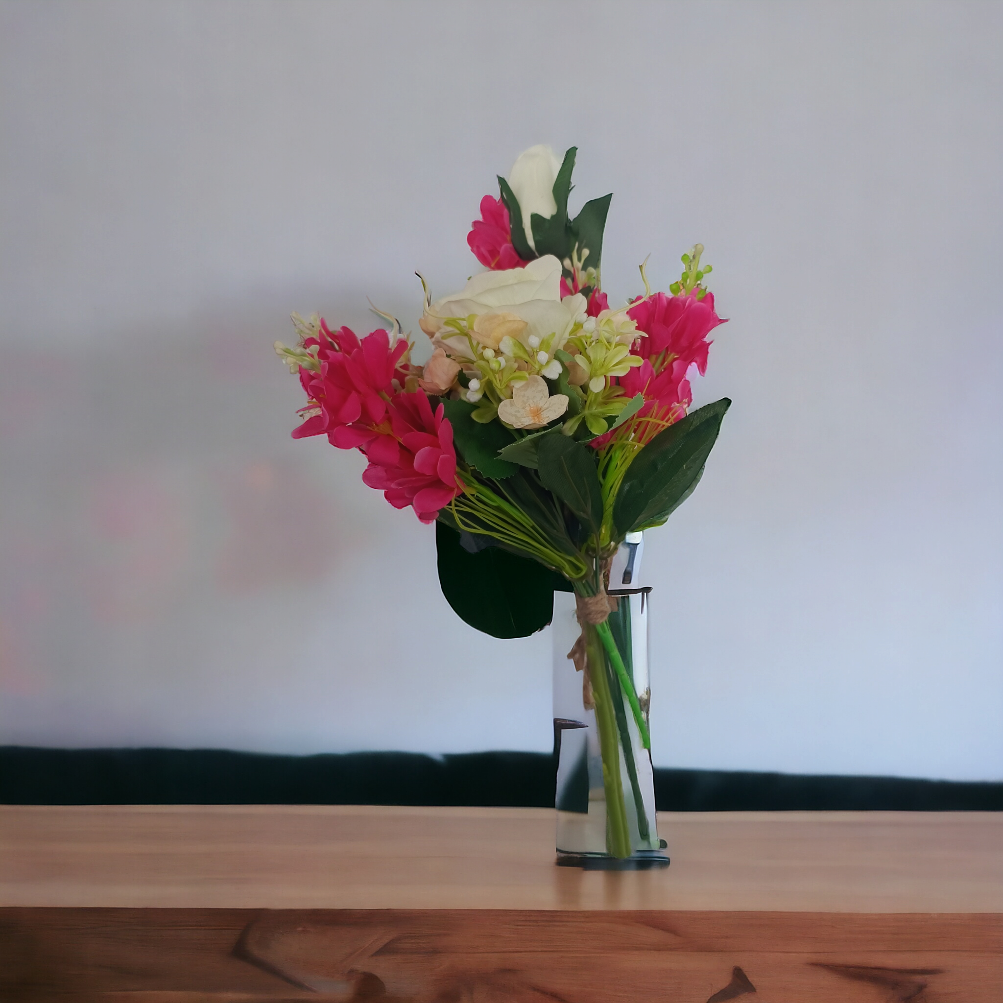 Artificial Flower Bunch Bouquet for Valentines Day (Without Pot)