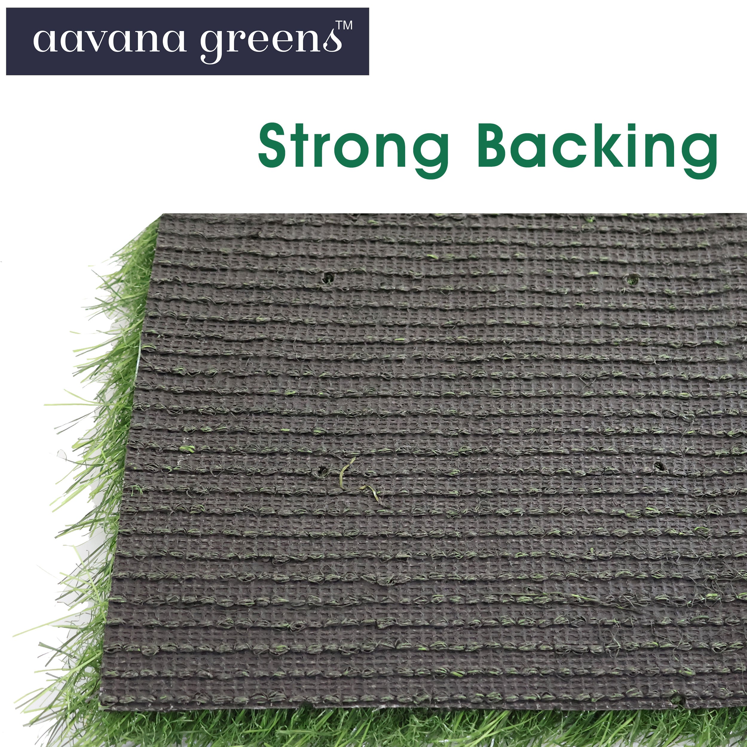35mm Emerald Single Backing Artificial Grass 6.5 Feet Width PE & PU Material Grass For Indoor And Outdoor Use