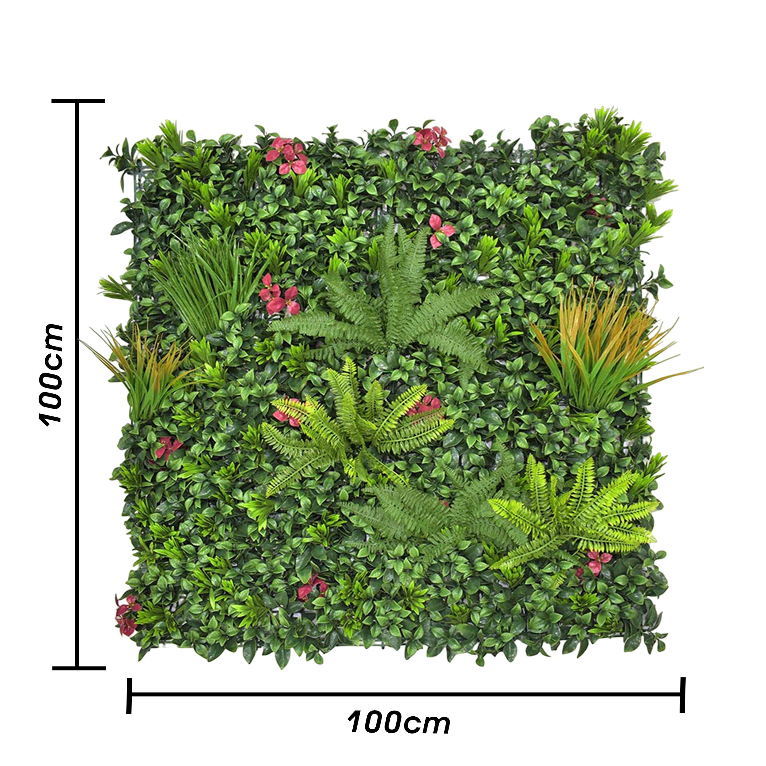 Artificial Vertical Garden Wall Panel 100X100 CM